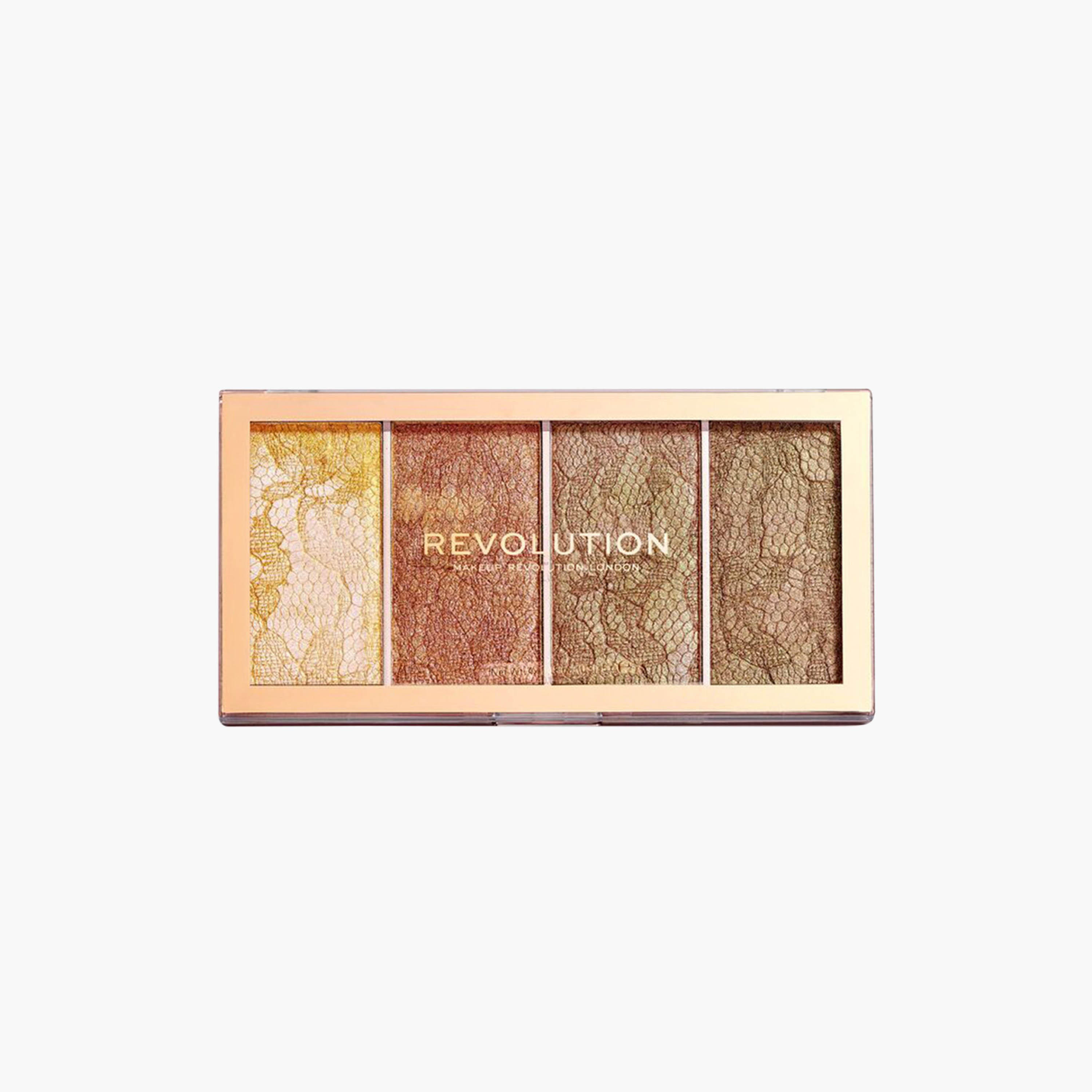 MakeUp Revolution Revolution Vintage Lace Highlighter Palette-beautyandpersonalcare-makeup-face-highlighters-image-1