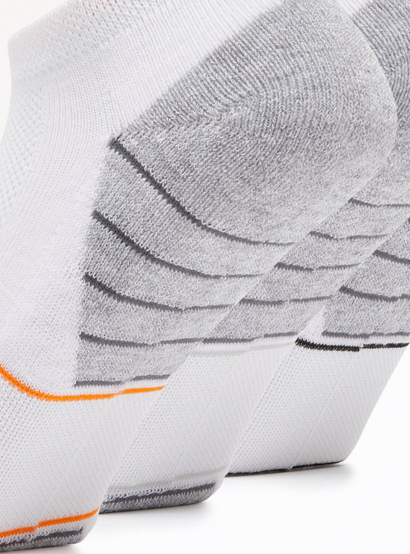 Skechers 3-Piece Striped Ankle Length Sports Socks Set - S114346-110-men-socks-image-4