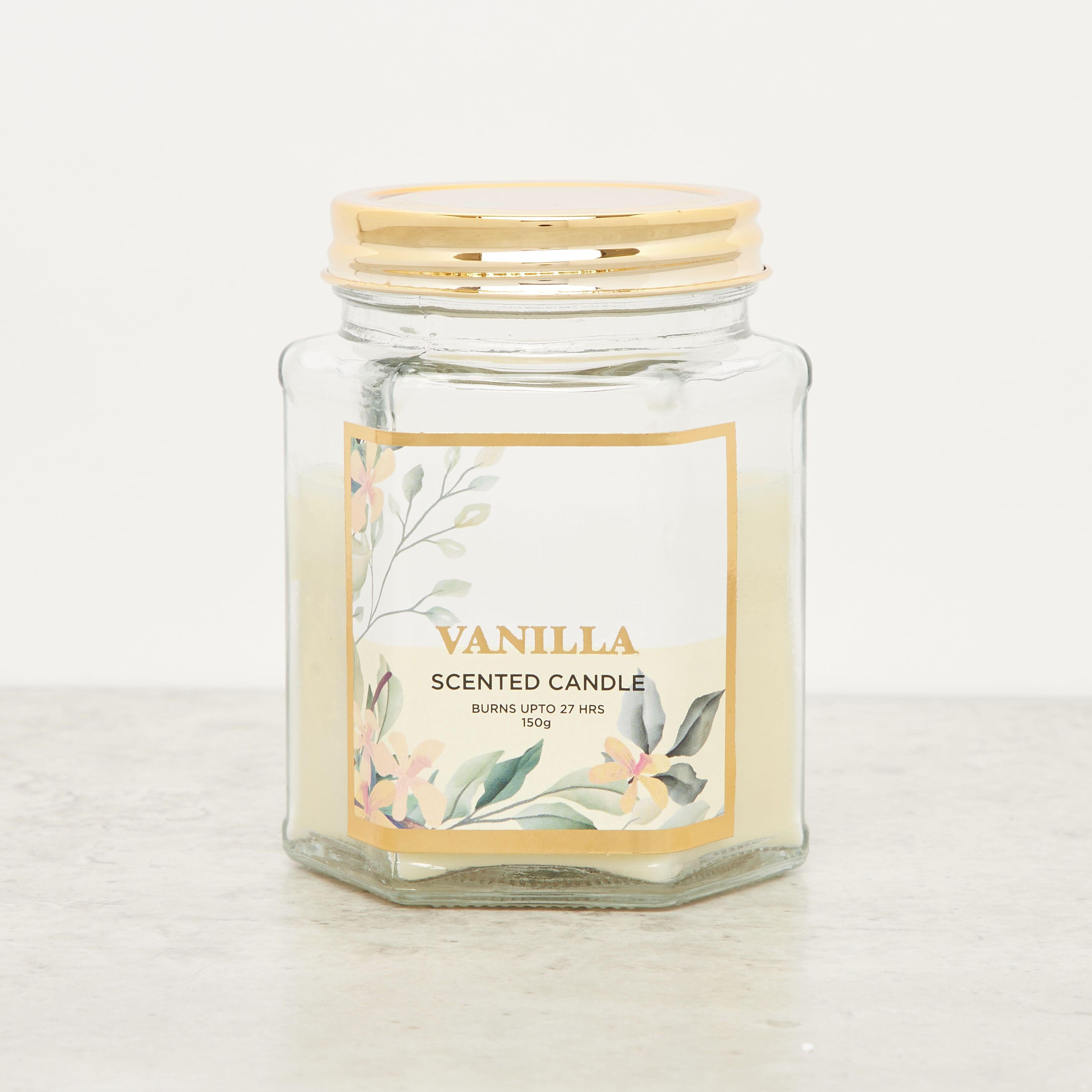 جرة شموع برائحة الفانيليا - 150 جم-household-homefragrance-candles-image-4