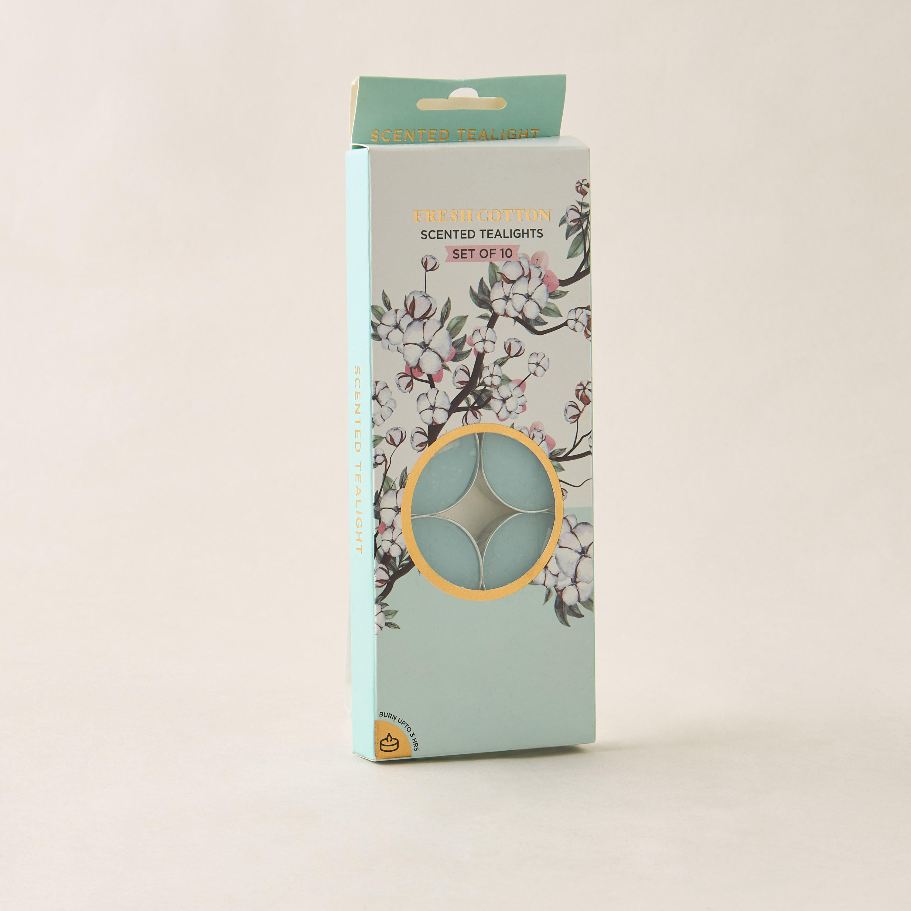 Rose and Jasmine Scented 10-Piece Tealight Candle Set - 10 gms-household-homefragrance-candles-image-5