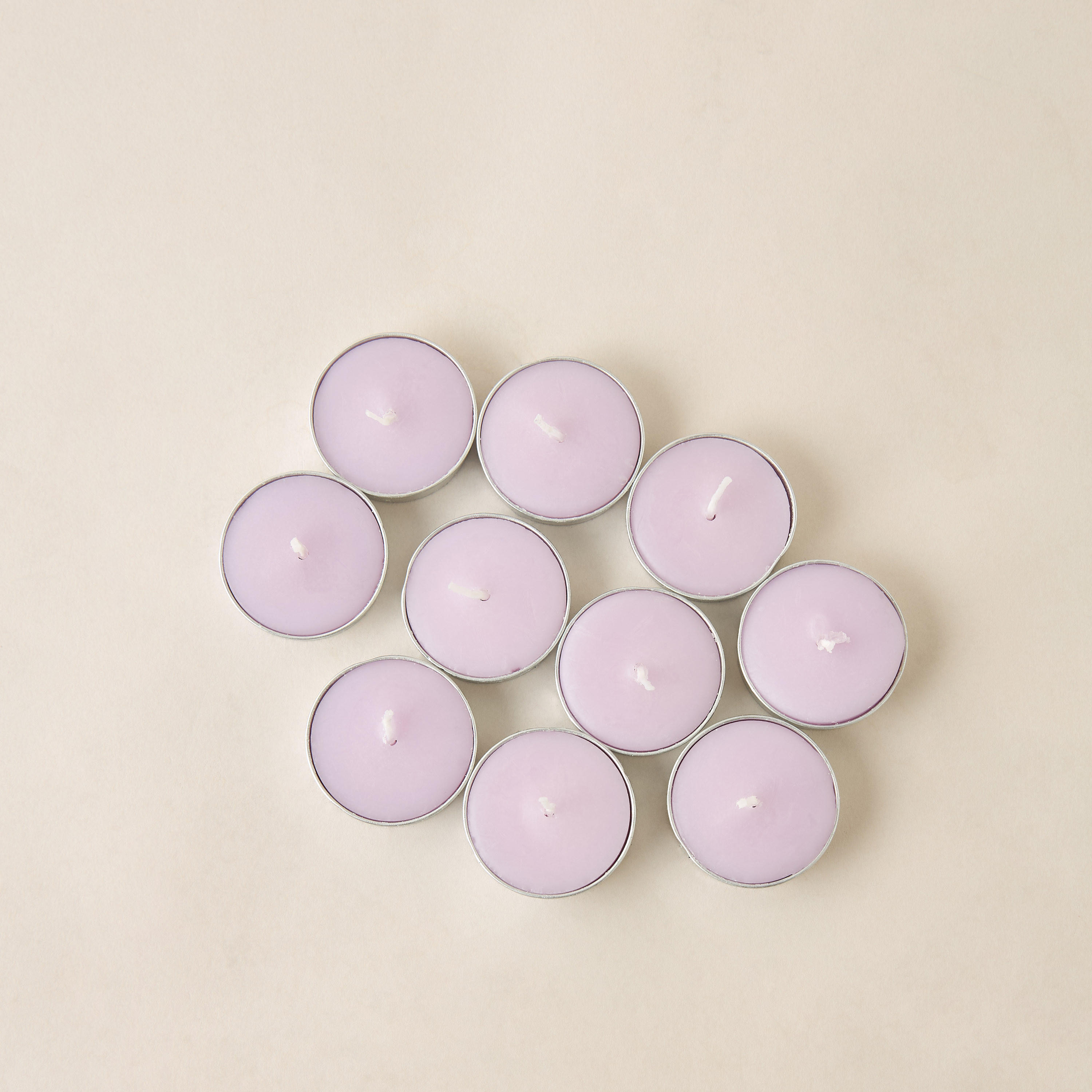 Rose and Jasmine Scented 10-Piece Tealight Candle Set - 10 gms-household-homefragrance-candles-image-2