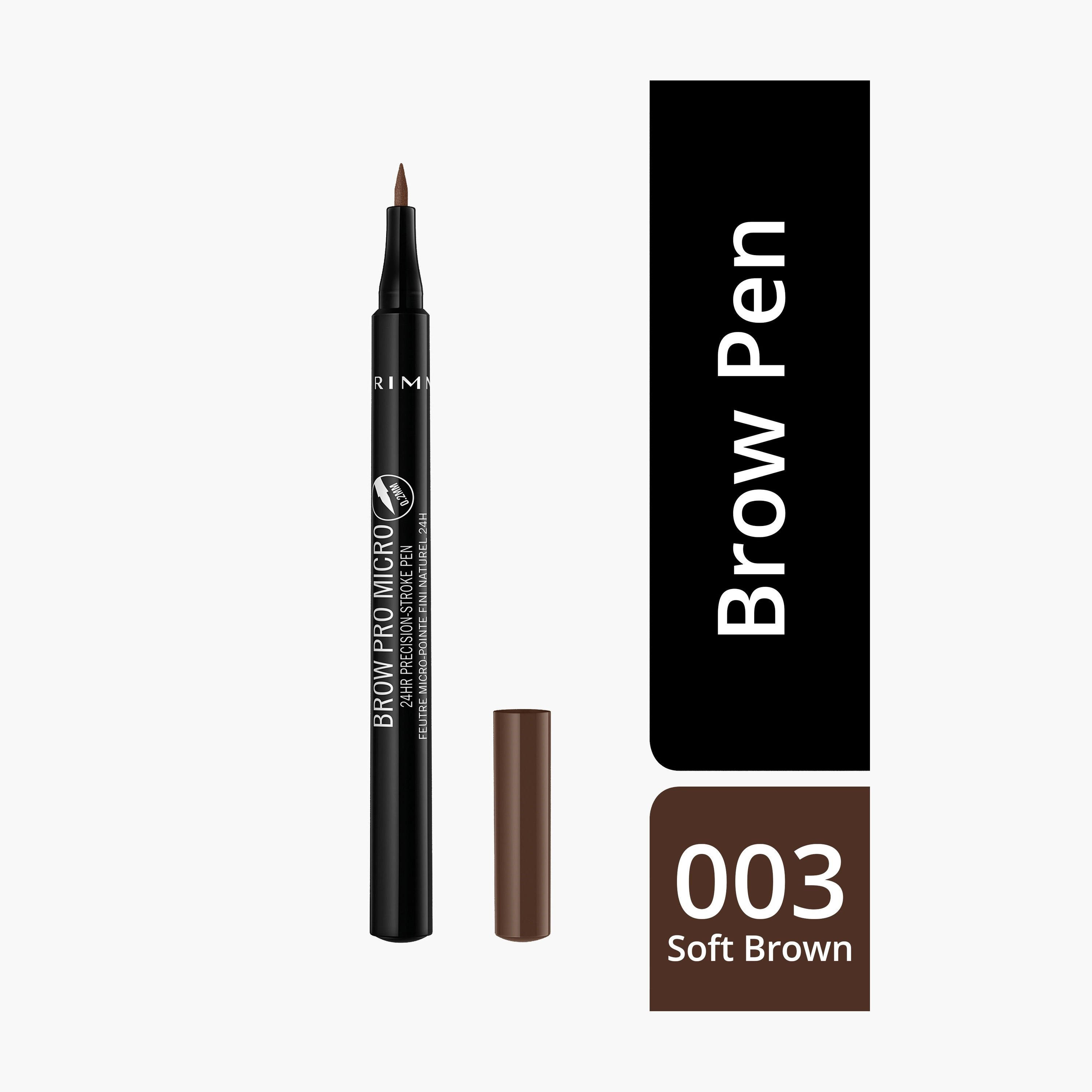 Rimmel Brow Pro Micro 24HR Precision-Stroke Pen Shade 003 - Soft Brown-beautyandpersonalcare-makeup-eyes-eyebrows-image-1