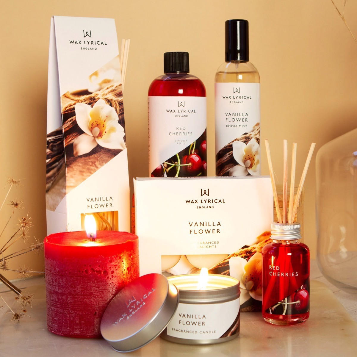 موزّع عطور بالأعواد الخشبية برائحة زهرة الفانيليا من واكس ليريكال - 100 مل-household-homefragrance-reeddiffusers-image-1