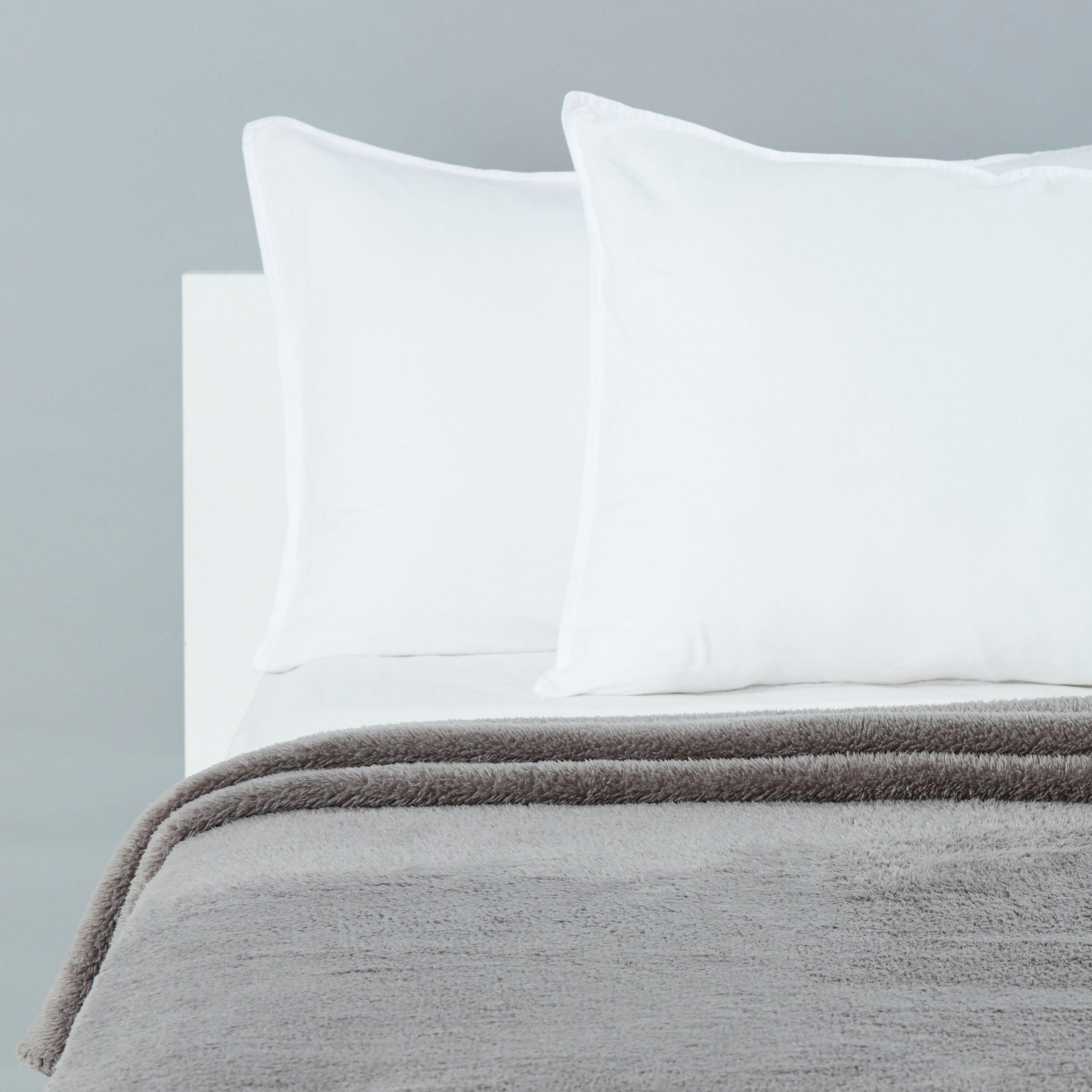Sherpa Plush Blanket - 240x220 cms-household-cushionsandthrows-throwsandblankets-blankets-image-1