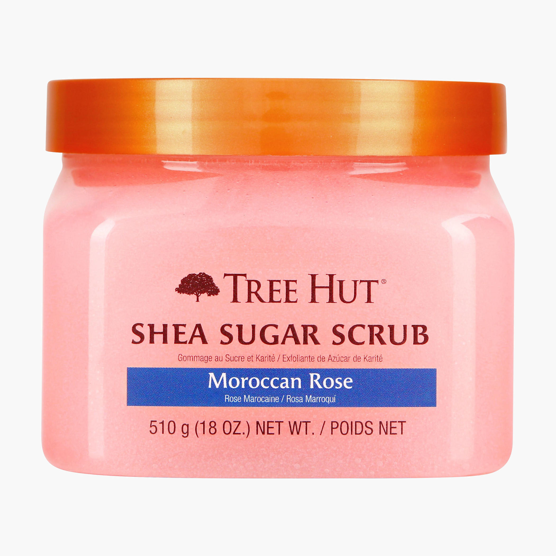 Tree Hut Moroccan Rose Shea Sugar Scrub -  500 ml-beautyandpersonalcare-bathandbody-bathandshower-scrubs-image-1