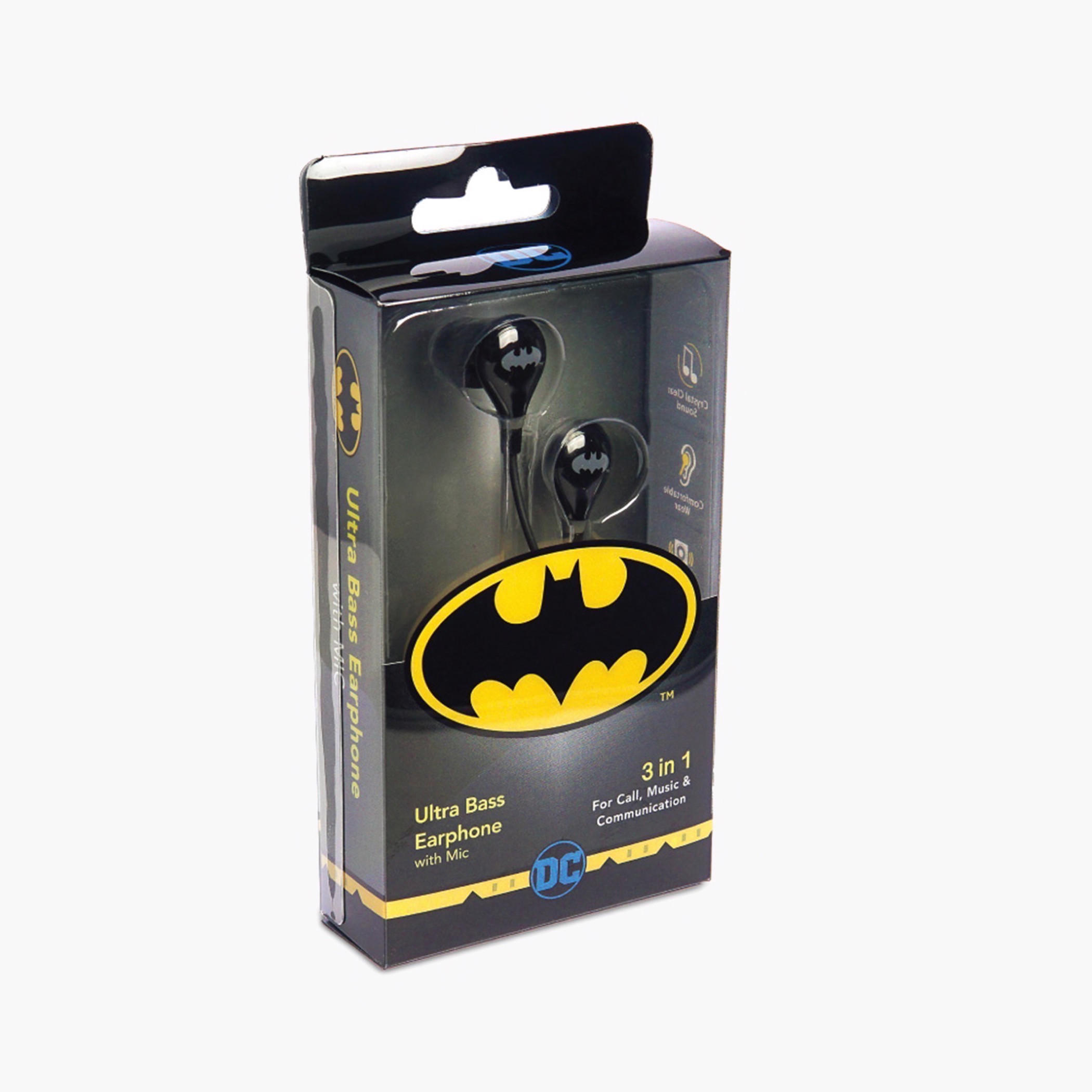 Touchmate Batman Ultra Bass Earphones with Mic-electronics-headphonesandearphones-image-1