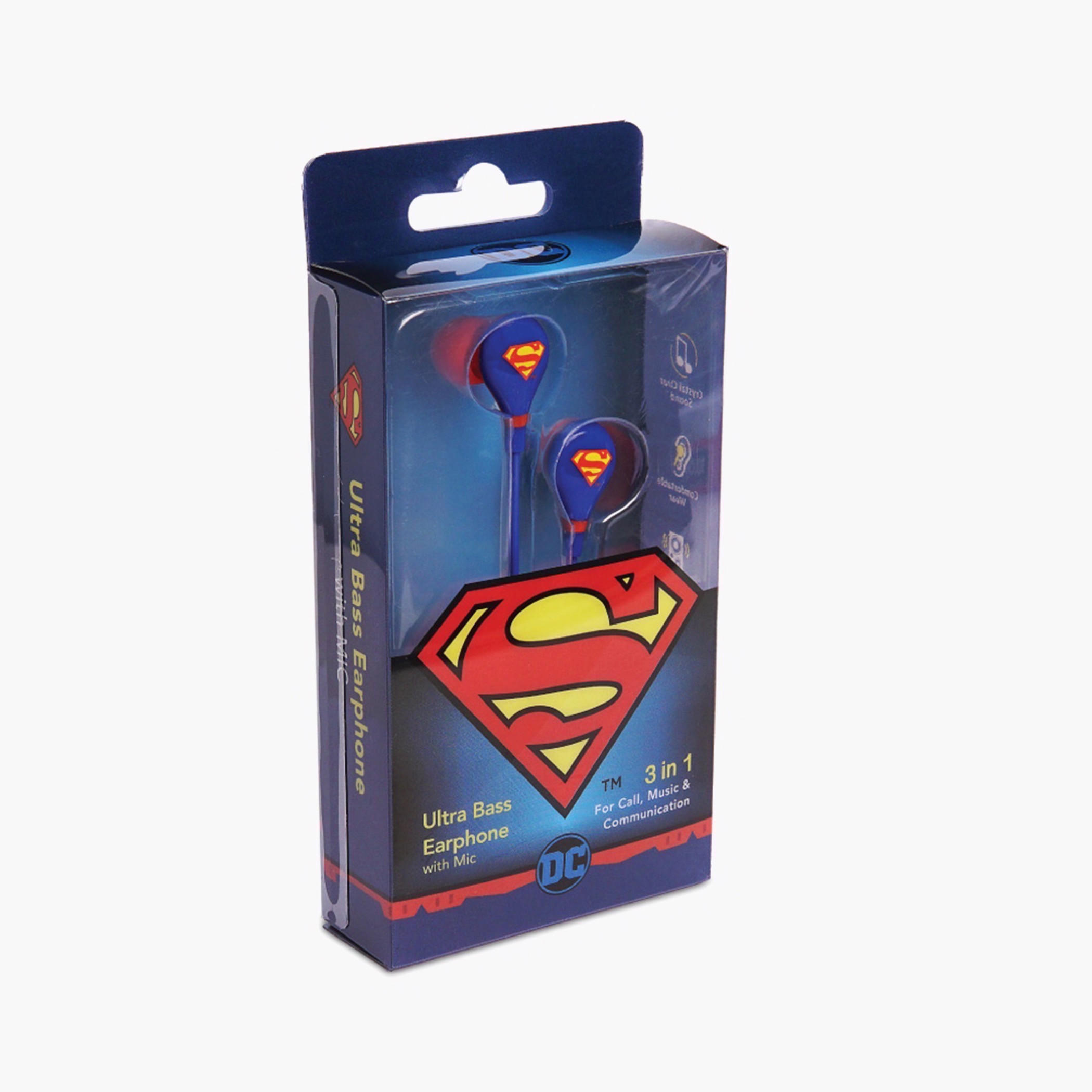 Touchmate Superman Ultra Bass Earphones with Mic-electronics-headphonesandearphones-image-1