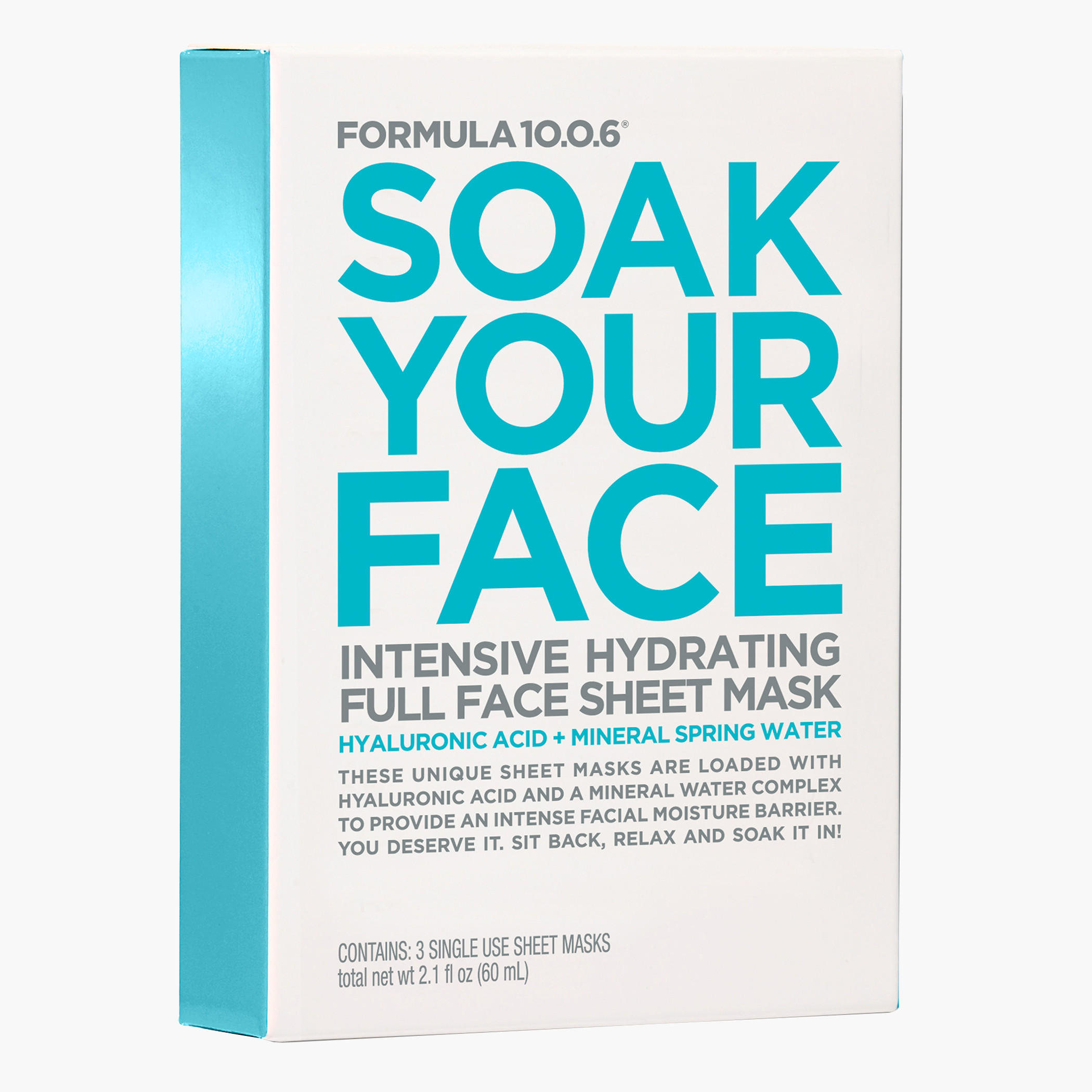 Formula 10.0.6 Soak Your Face Intensive Hydrating Full Face Sheet Mask-beautyandpersonalcare-kbeauty-skin-masks-sheetmask-image-1