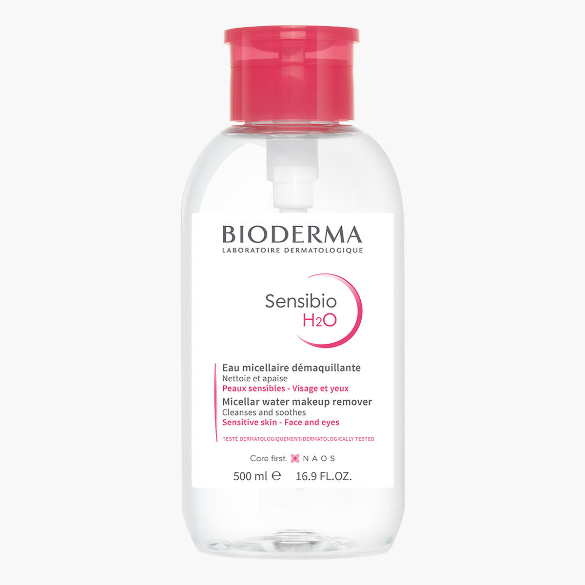 Bioderma Sensibio H2O Make-Up Removing Micellar Water with pump- 500 ml-beautyandpersonalcare-skin-cleansers-makeupremovers-image-1