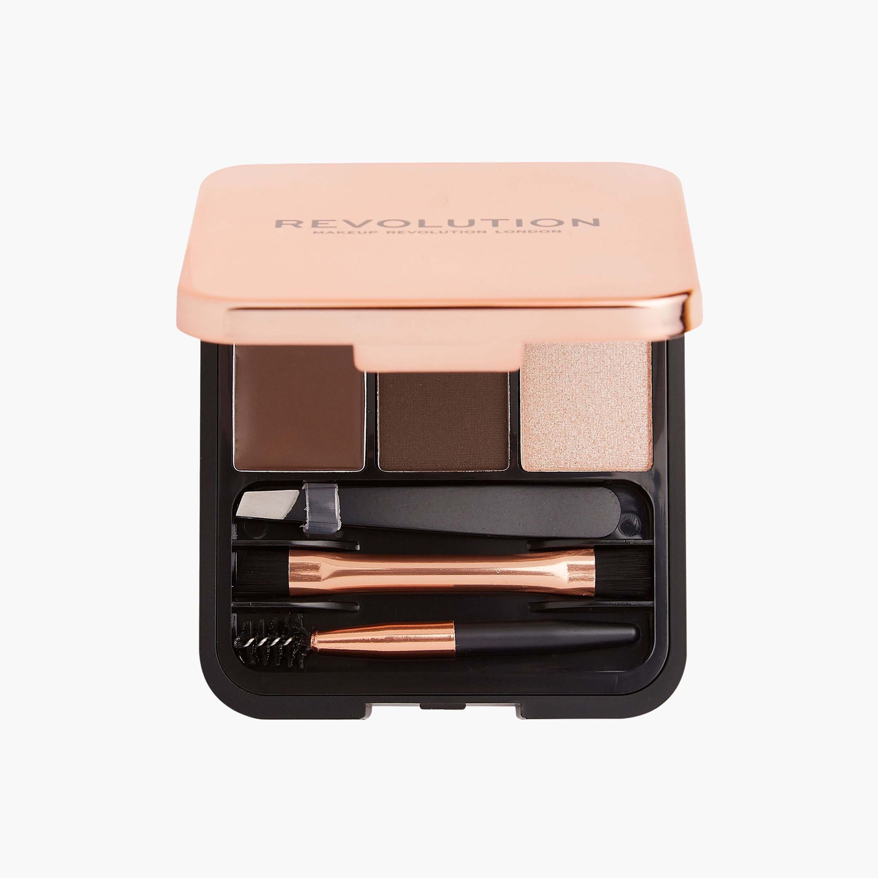 Makeup Revolution Brow Sculpt Kit - 2.2 gms-beautyandpersonalcare-makeup-eyes-eyebrows-image-1
