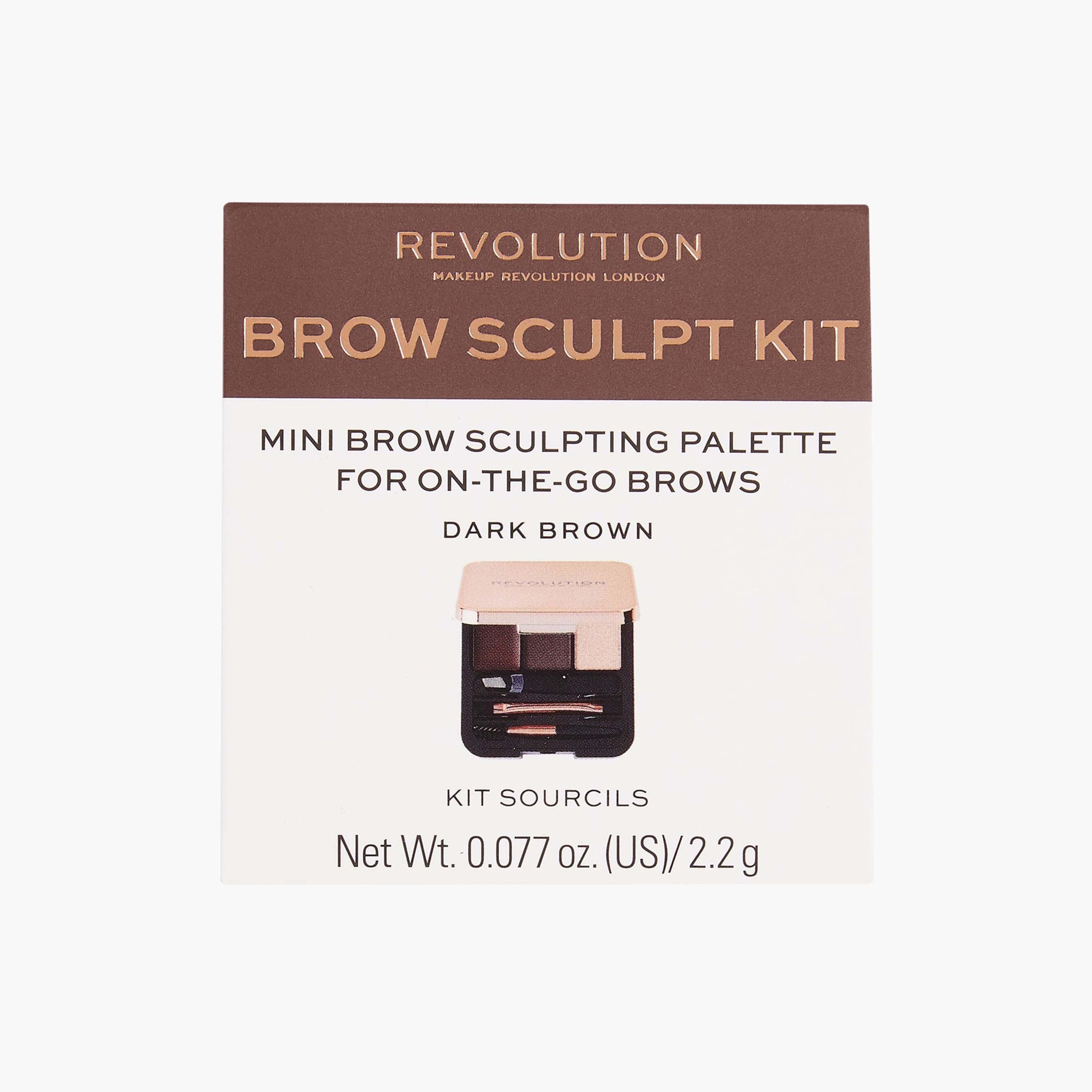 Makeup Revolution Brow Sculpt Kit - 2.2 gms-beautyandpersonalcare-makeup-eyes-eyebrows-image-4