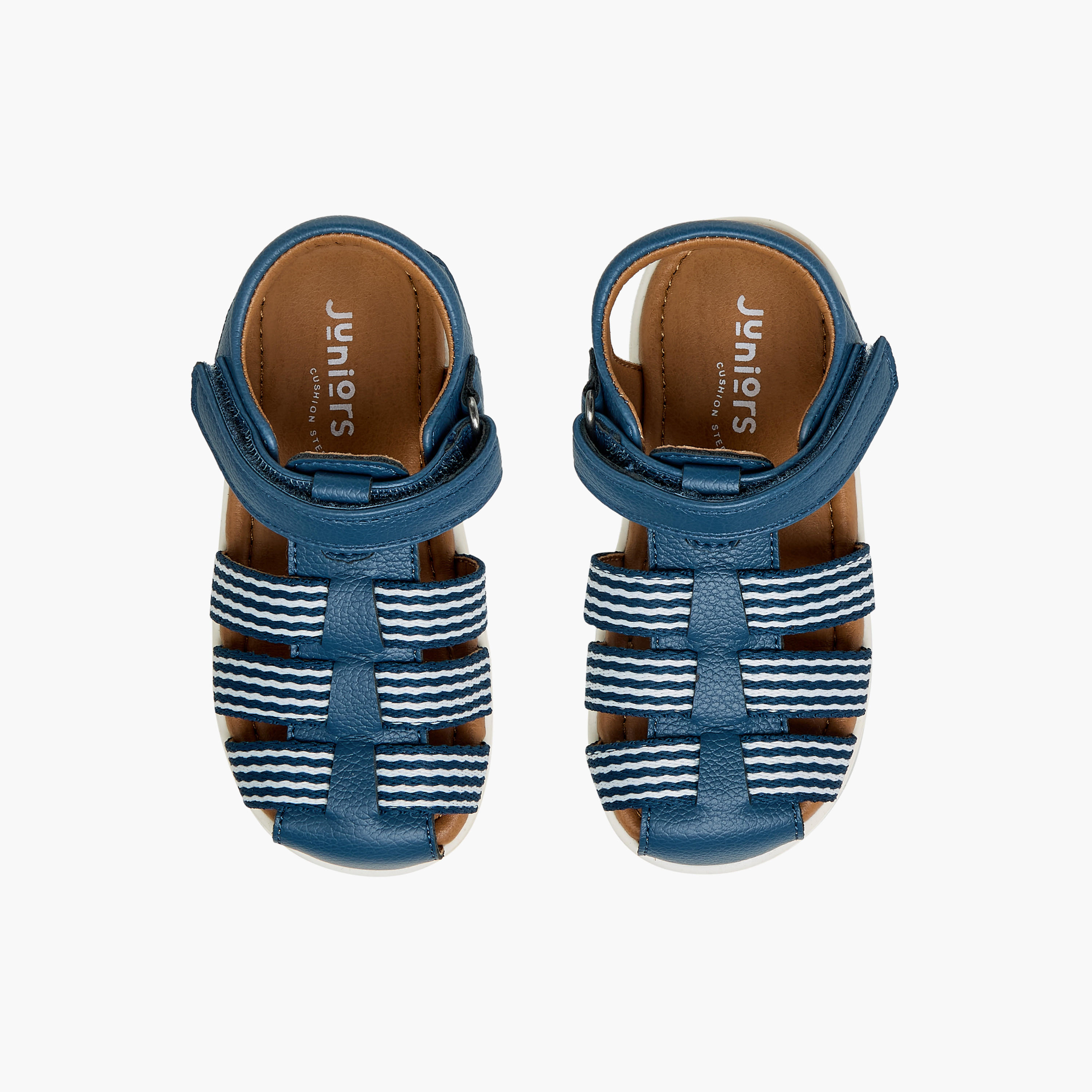 Juniors Boys Hook & Loop Sandals-boys-shoes-sandals-image-1