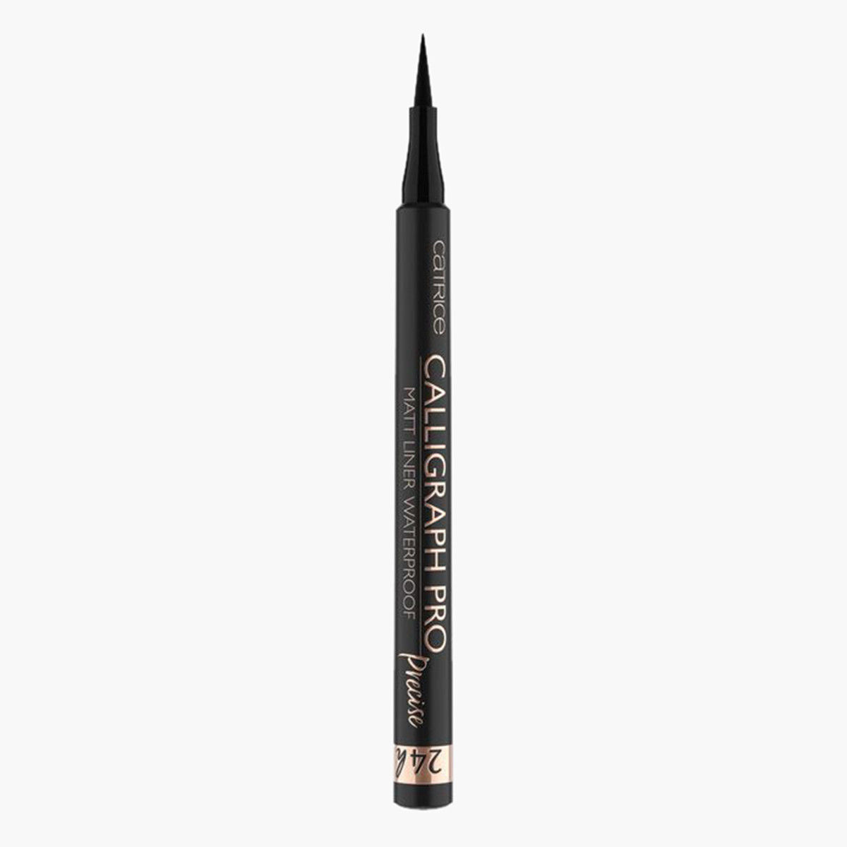 محدد عيون مطفي مقاوم للماء كاليجراف برو بريسايس يدوم 24 ساعة من كاتريس-beautyandpersonalcare-makeup-eyes-eyeliners-image-1