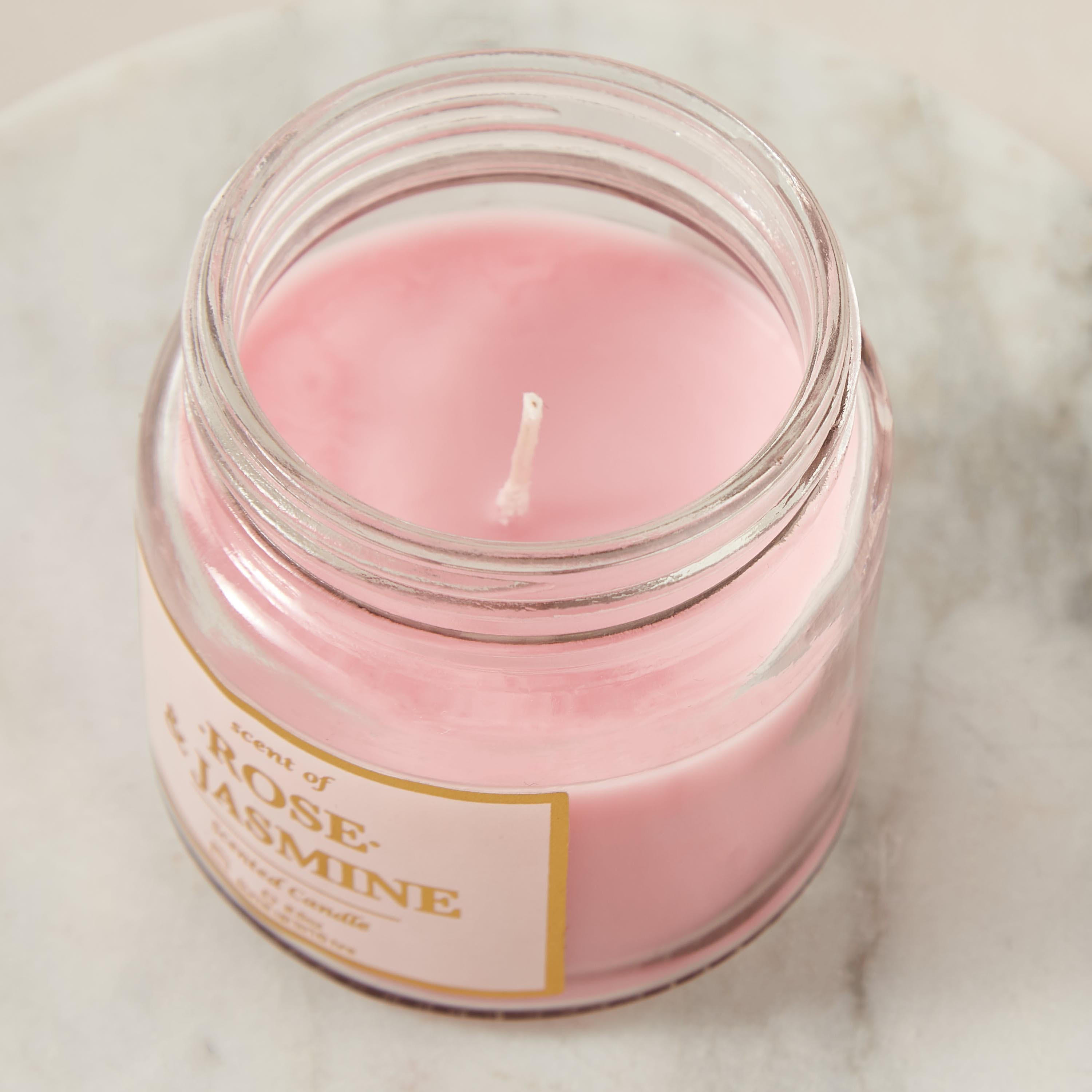 Rose and Jasmine Scented Jar Candle - 70 gms-household-homefragrance-candles-image-3