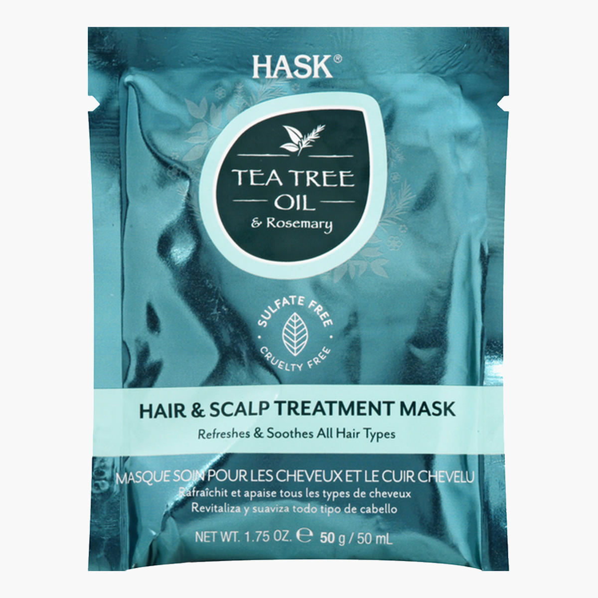 قناع علاجي للشعر وفروة الرأس تي تري من هاسك - 50 جم-beautyandpersonalcare-hair-haircare-hairmasksandcreams-image-1
