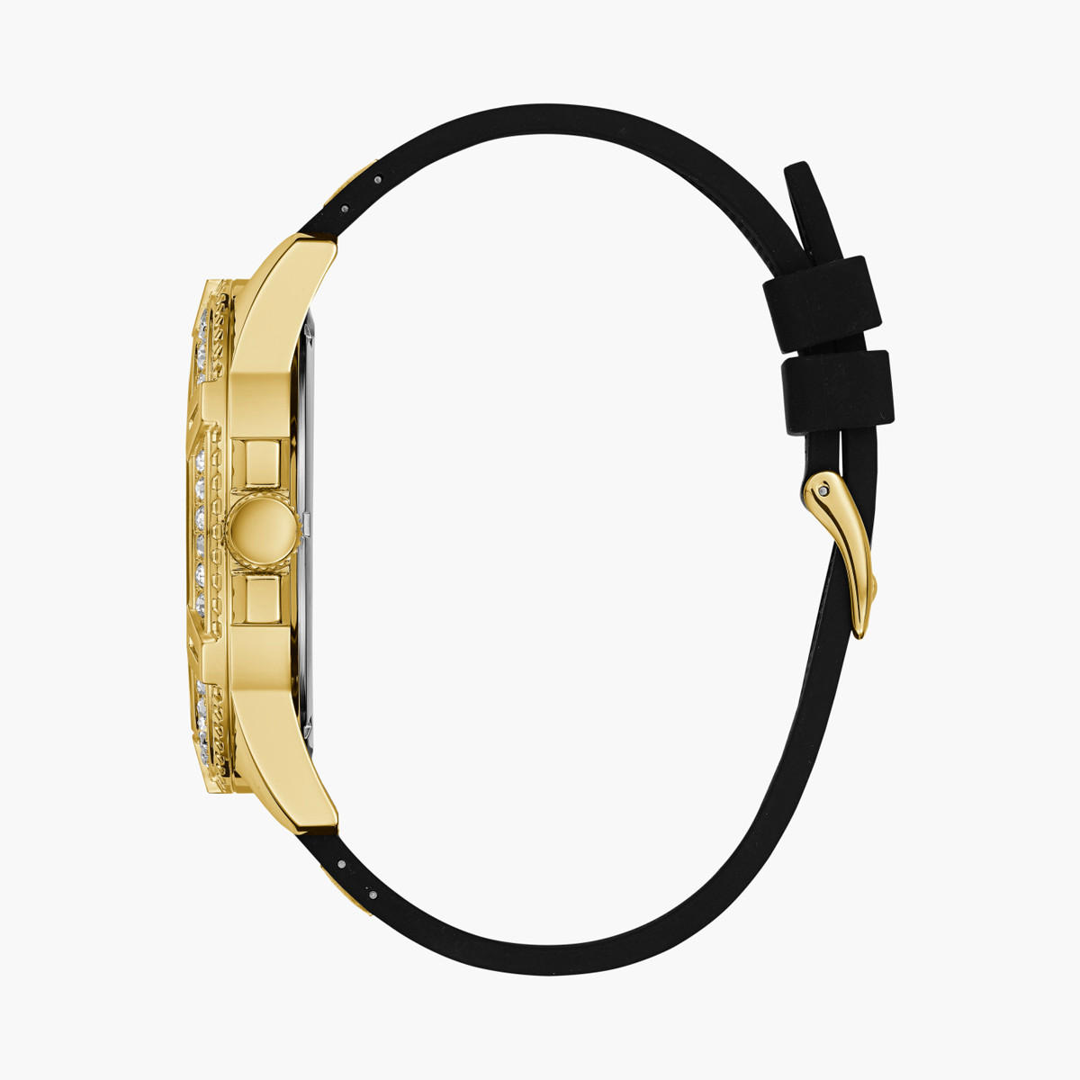 Guess Men Black Strap with Black Dial Analog Watch - W1132G1 | 48 MM-men-watchesandjewellery-watches-image-2
