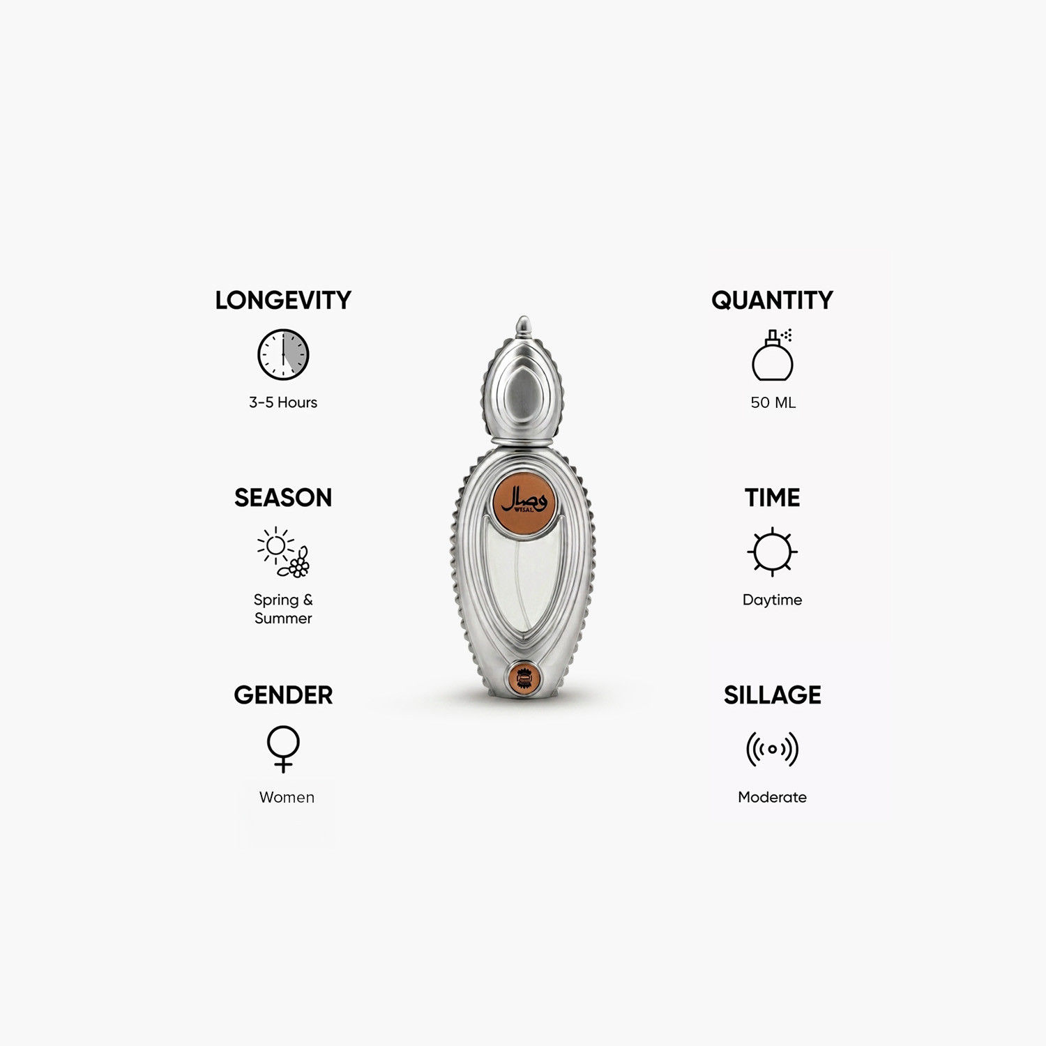Ajmal Wisal Eau De Parfum - 50 ml-beautyandpersonalcare-fragrance-women-image-5