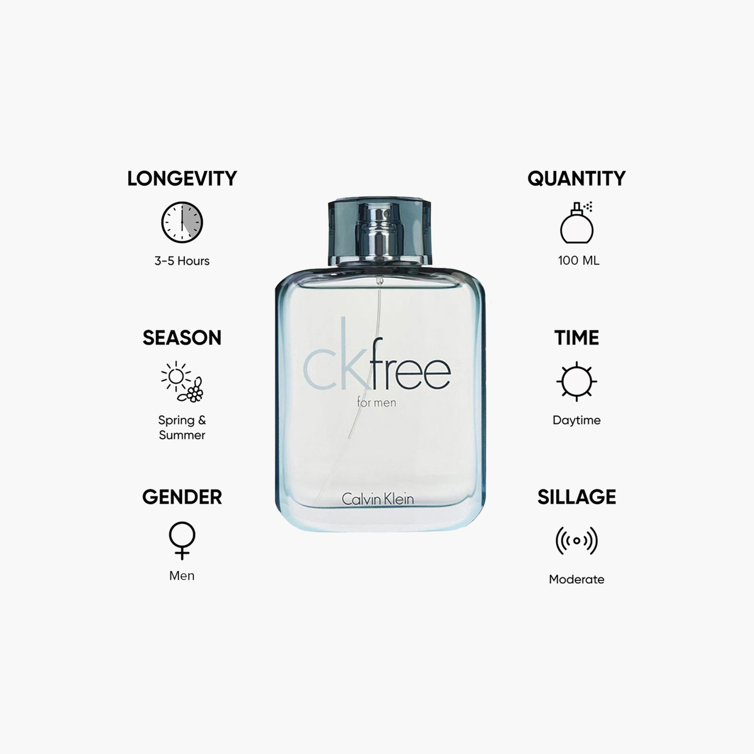 Calvin Klein  Free Eau De Toilette - 100 ml-beautyandpersonalcare-fragrance-men-image-5