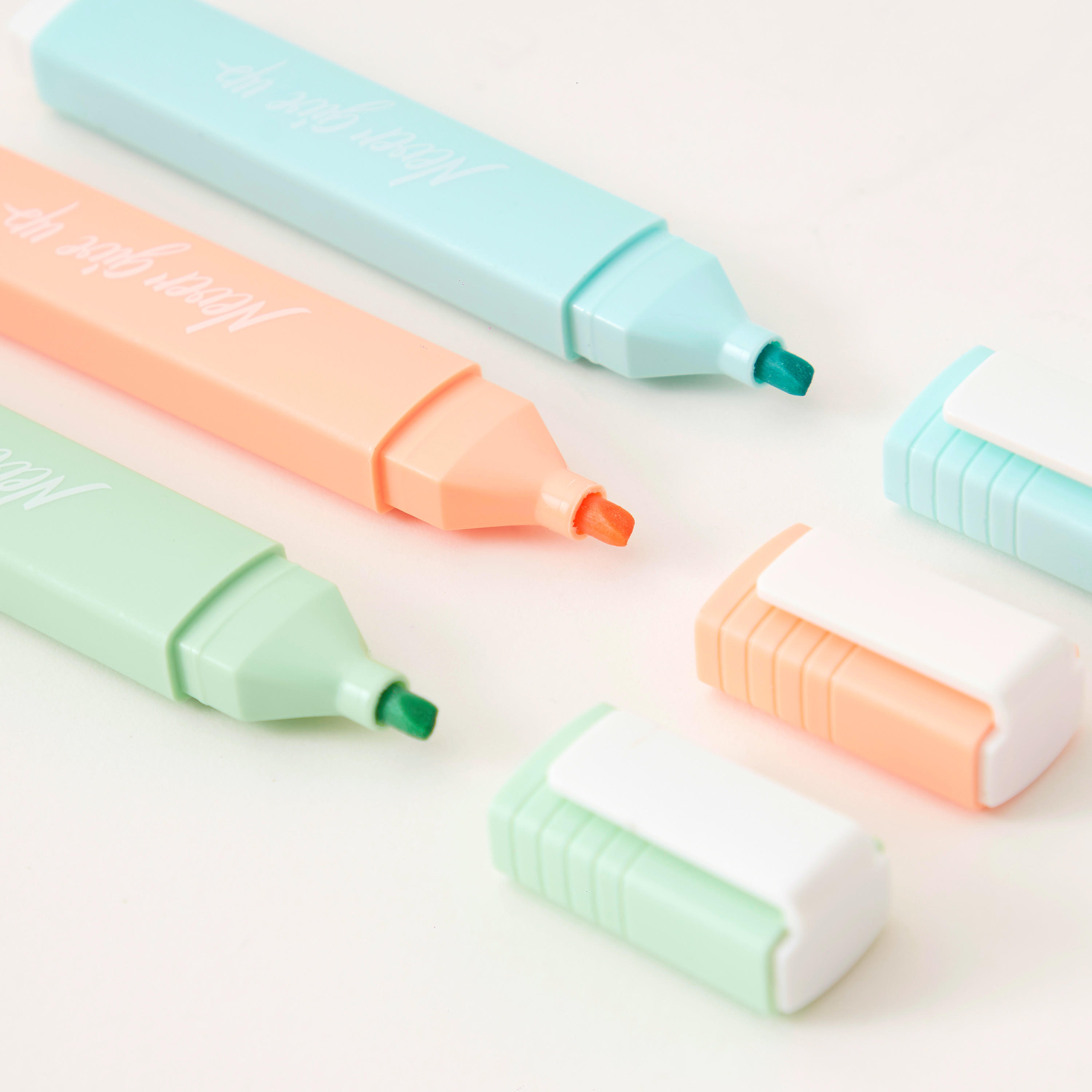 Solid Rectangular Highlighter - Set of 5-school-stationery-pensandpencils-image-3