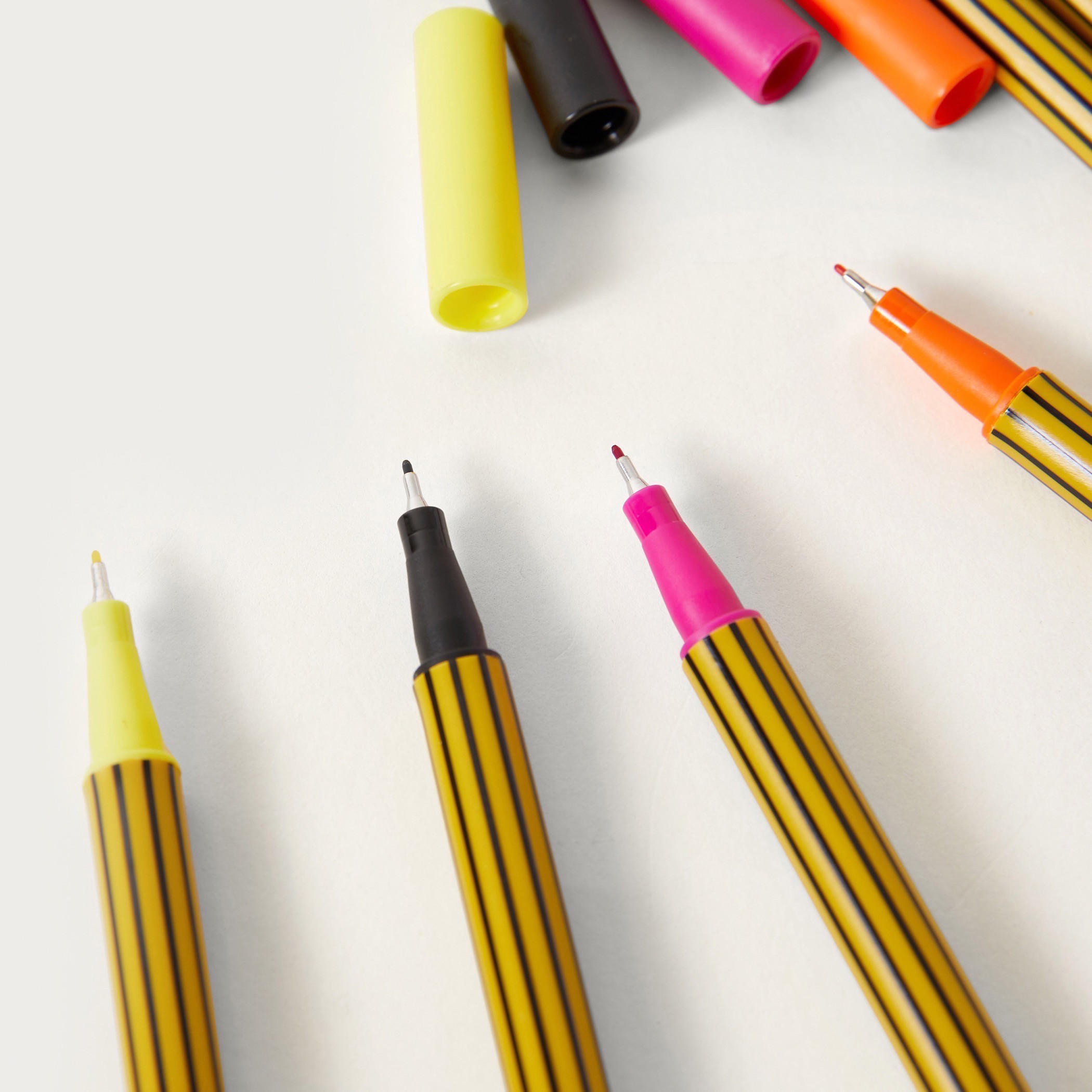 GLOO Fineliner Solid Round Pen Set-school-stationery-pensandpencils-image-4