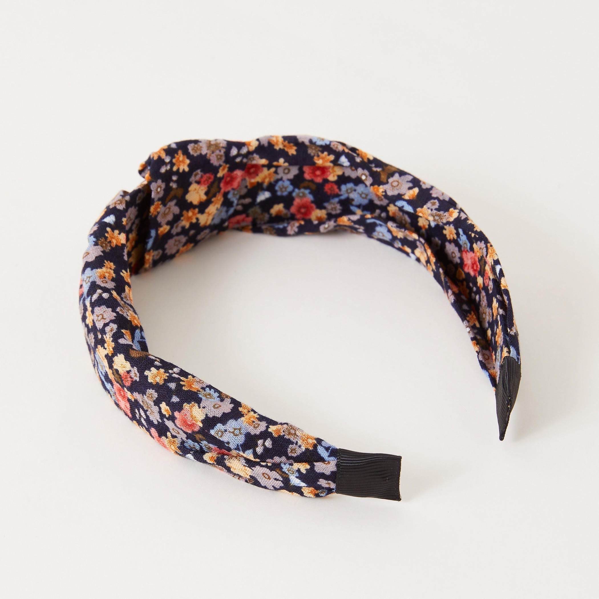 Floral Print Hairband with Knot-women-hairaccessories-others-image-1