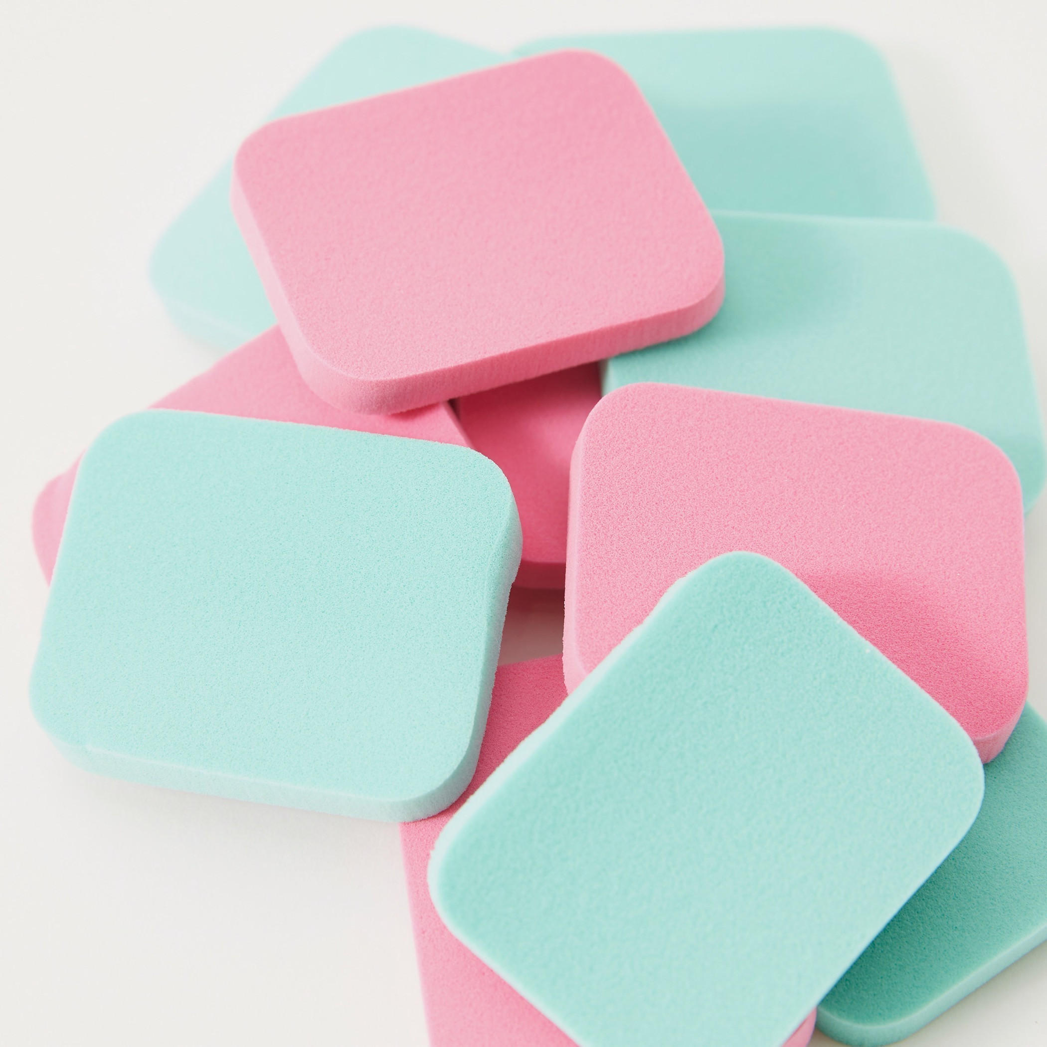 إسفنجة مكياج بتصميم مربع من جلو - عبوة من 20 قطعة-beautyandpersonalcare-makeup-brushesandaccessories-sponges-image-4