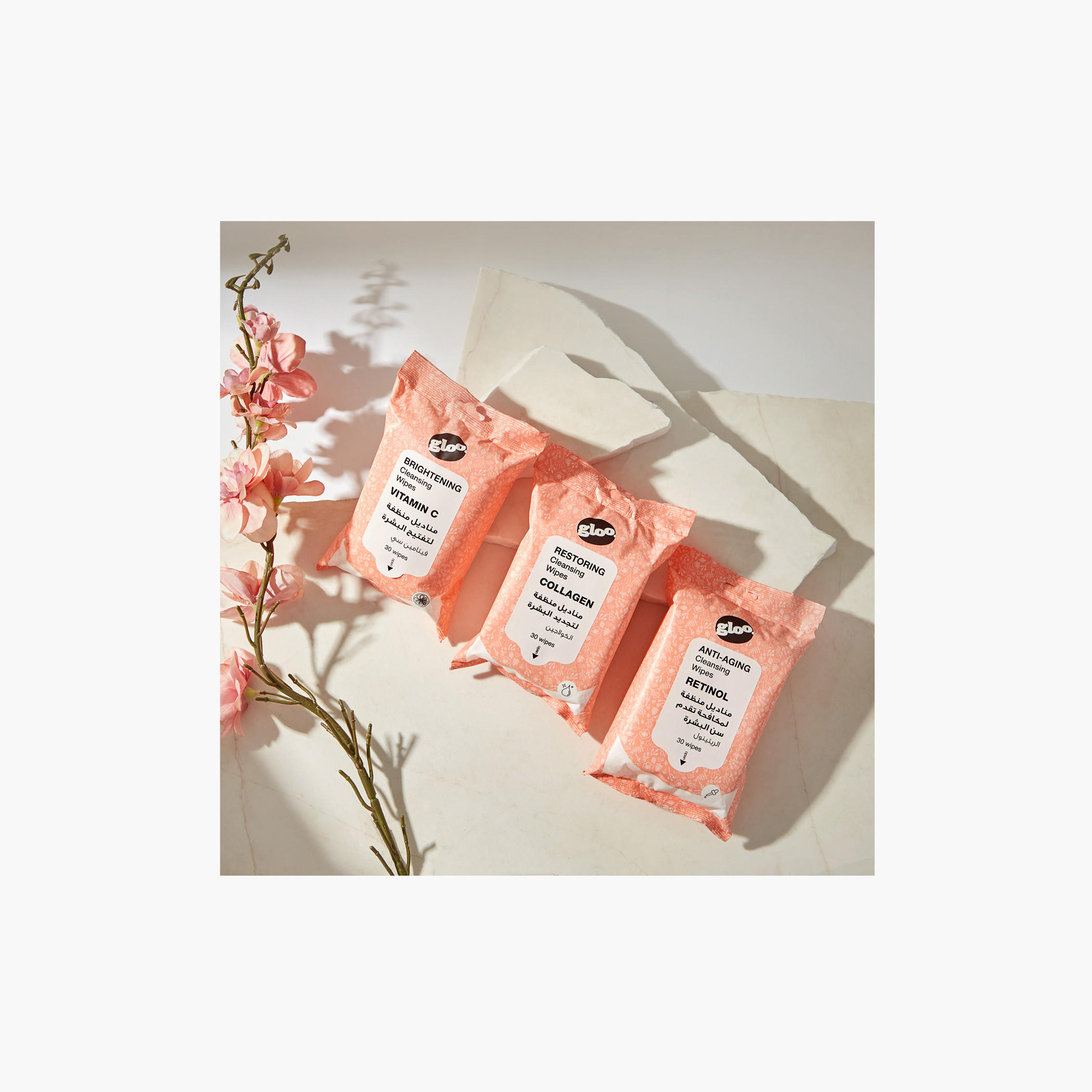 GLOO Anti-Aging Cleansing Wipes - Set of 3-beautyandpersonalcare-makeup-face-makeupremovers-image-1