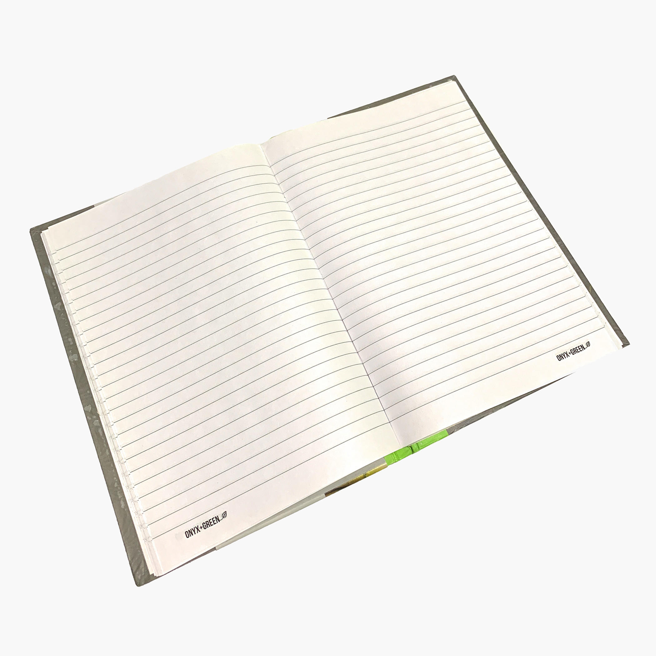 Onyx & Green 162-Page Hardcover Journal Notebook with Elastic Closure-school-stationery-notebooks-image-2