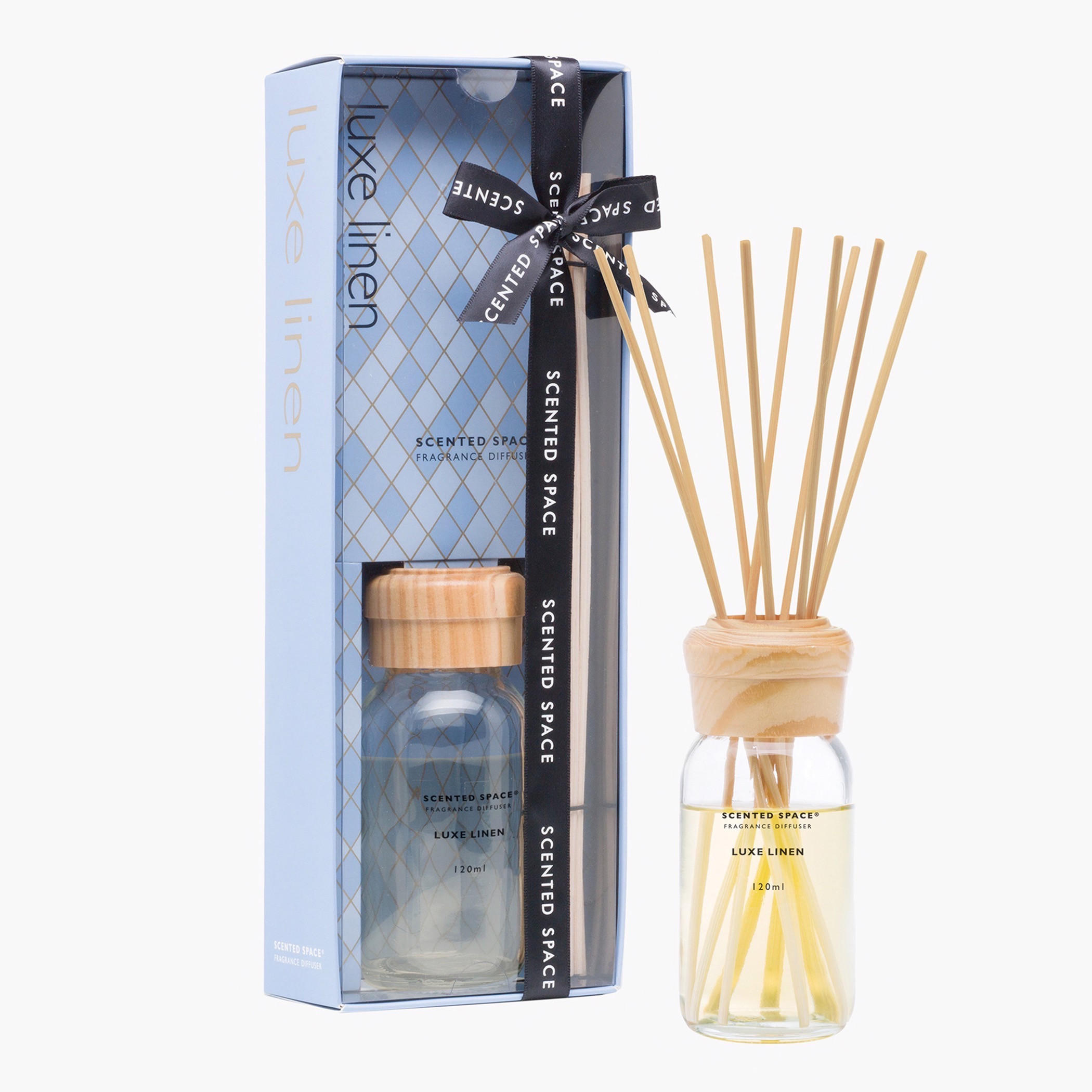 Scented Space Lavender Woods Reed Diffuser - 120 ml-household-homefragrance-reeddiffusers-image-2