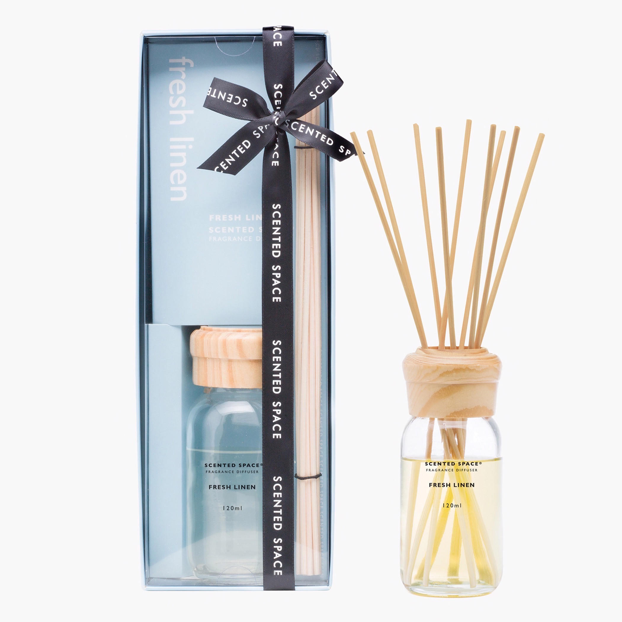 Scented Space Lavender Woods Reed Diffuser - 120 ml-household-homefragrance-reeddiffusers-image-1