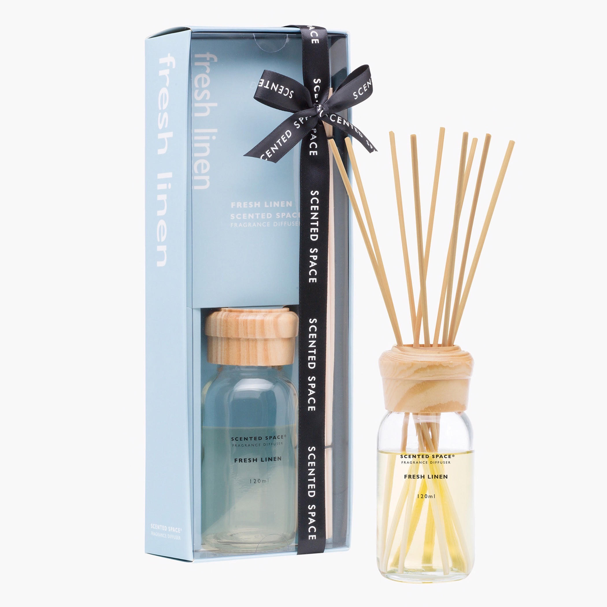Scented Space Lavender Woods Reed Diffuser - 120 ml-household-homefragrance-reeddiffusers-image-2
