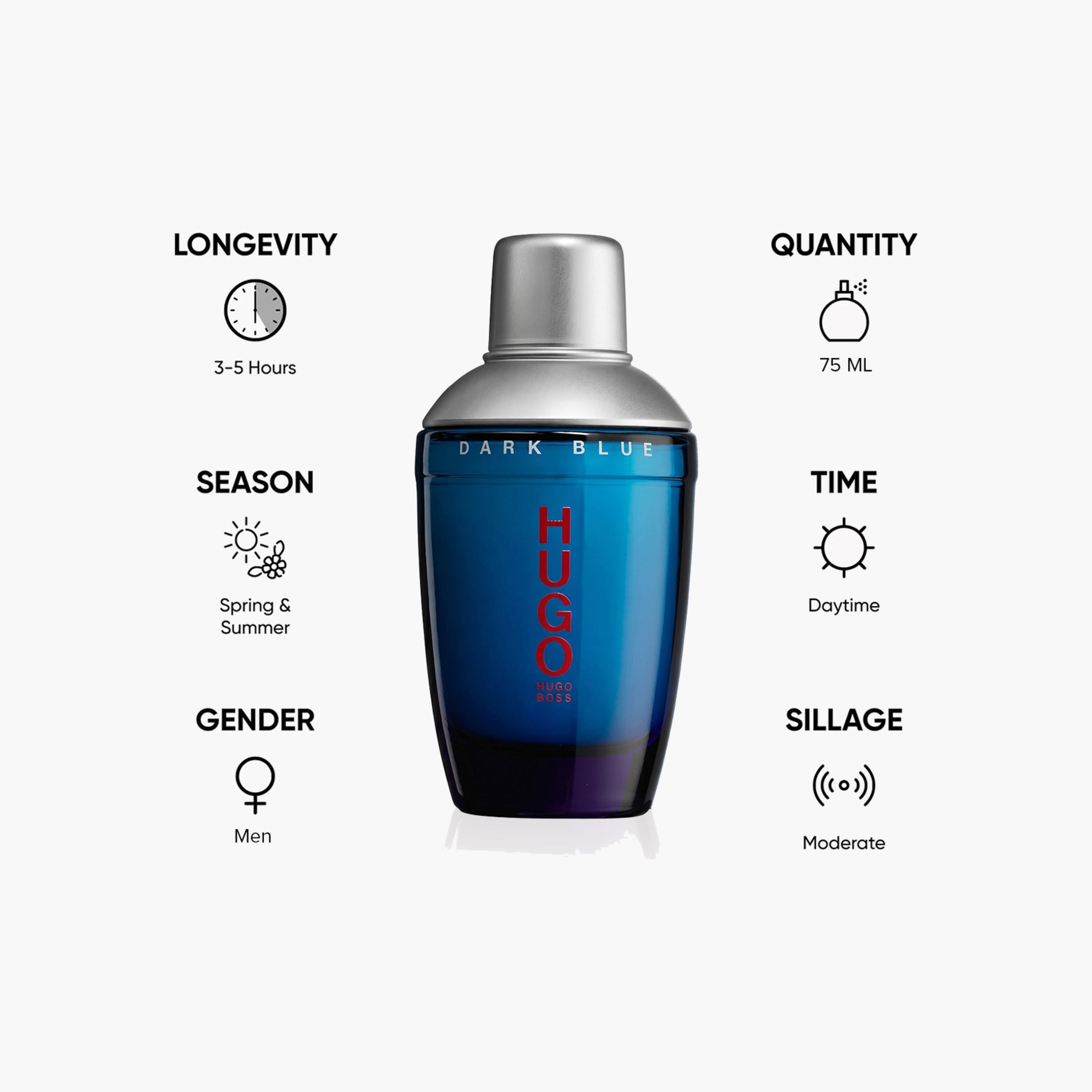 عطر  للجسم أو دو تواليت دارك بلو من هيوجو بوص - 75 مل-beautyandpersonalcare-fragrance-men-image-5