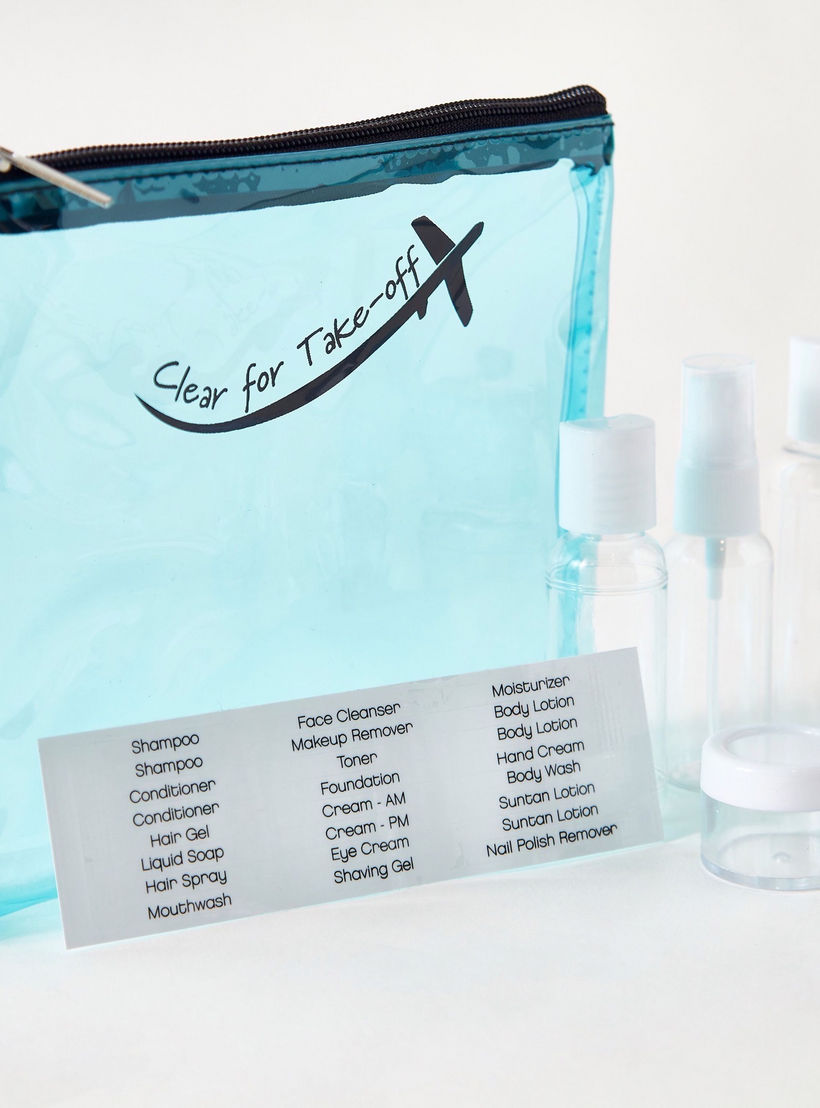 15-Piece Bottle Kit with Zippered Rectangular Pouch-travel-accessories-image-3