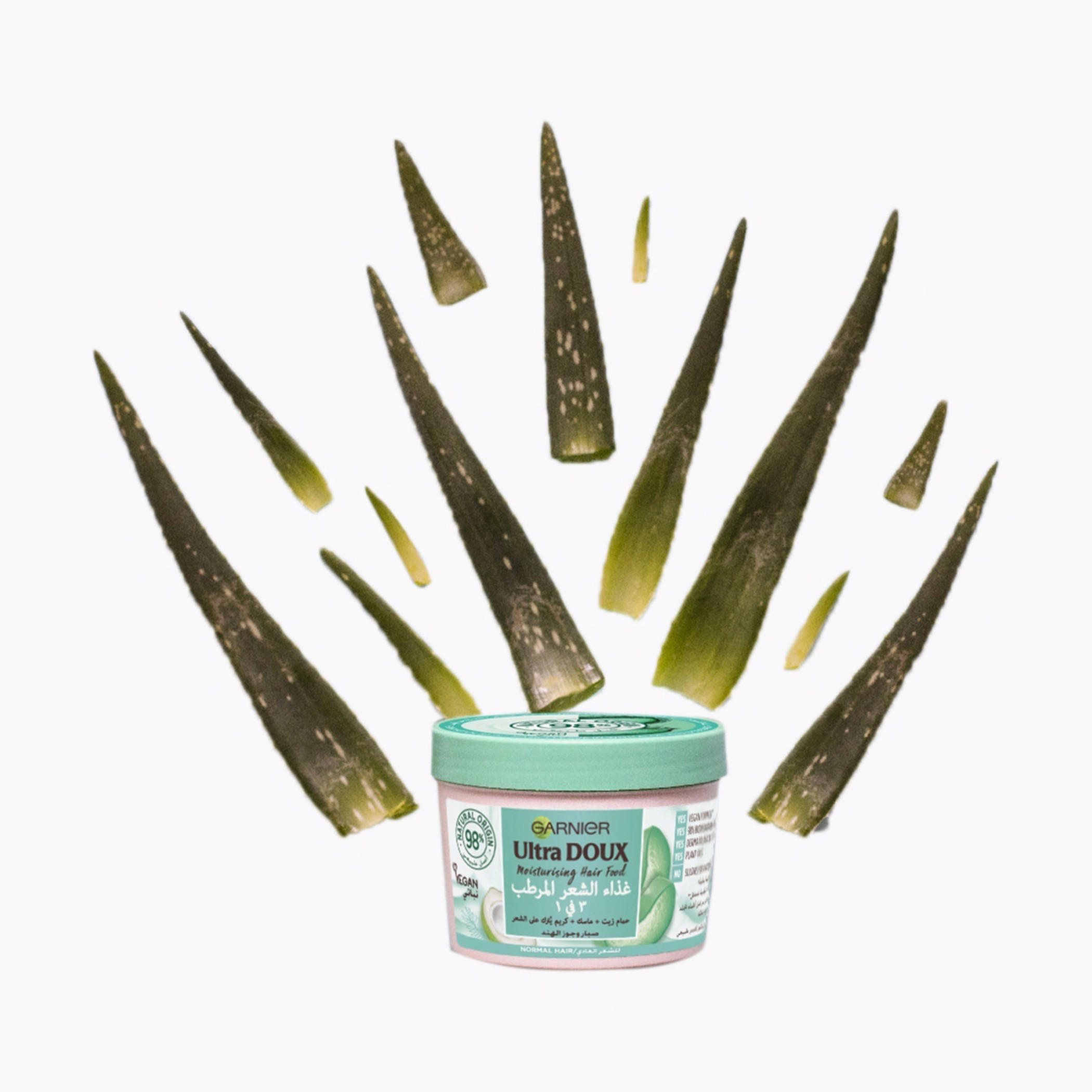 Garnier Ultra Doux Moisturising Aloe Vera 3-in-1 Hair Food - 390 ml-beautyandpersonalcare-hair-haircare-hairmasksandcreams-image-4