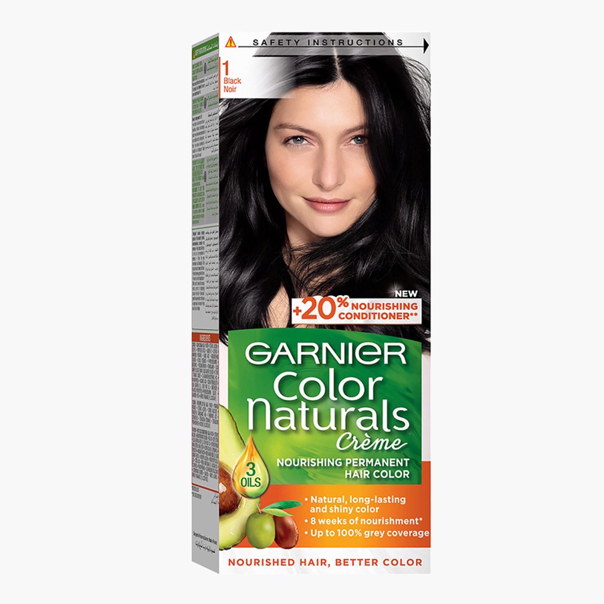 Garnier Color Naturals 1 Black Hair Color-beautyandpersonalcare-hair-hairstyling-haircolours-image-1