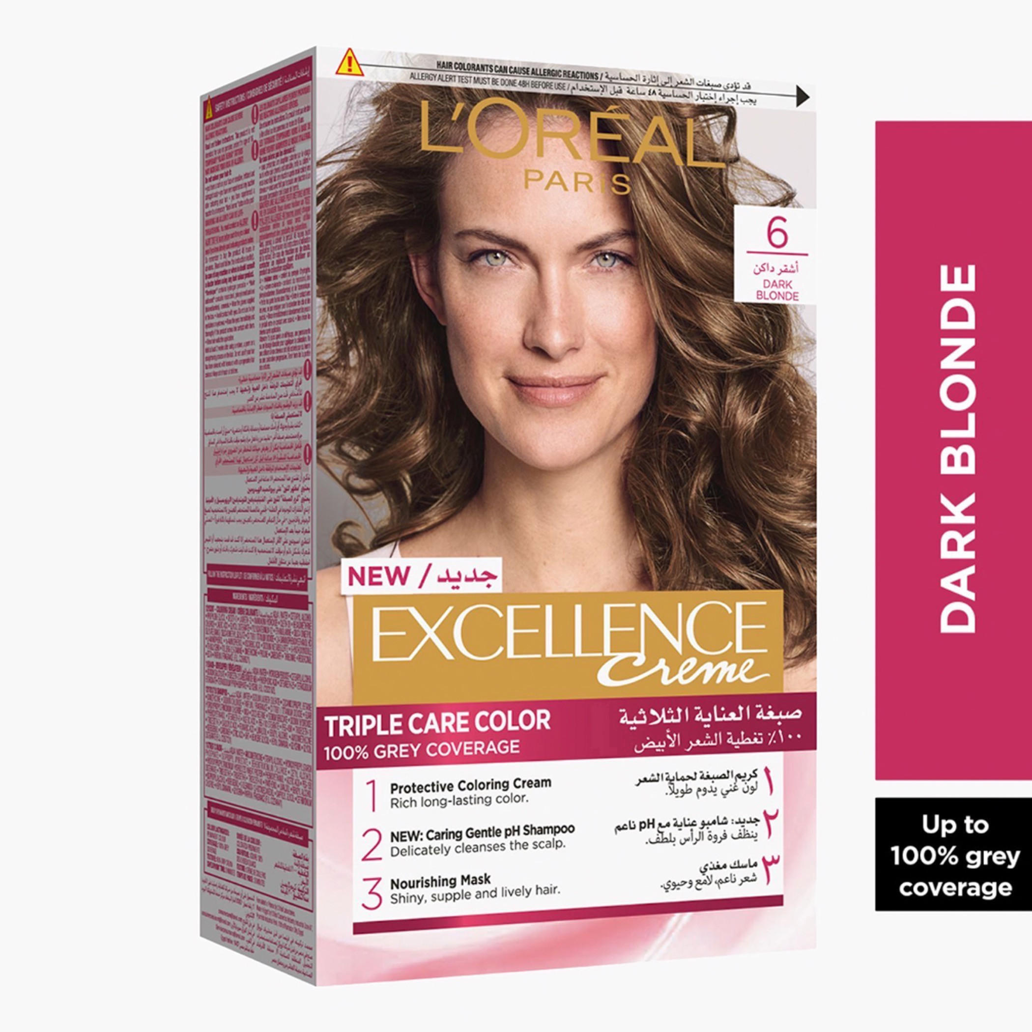 L'Oreal Paris Excellence 6.0 Dark Blonde Hair Colour-beautyandpersonalcare-hair-hairstyling-haircolours-image-1