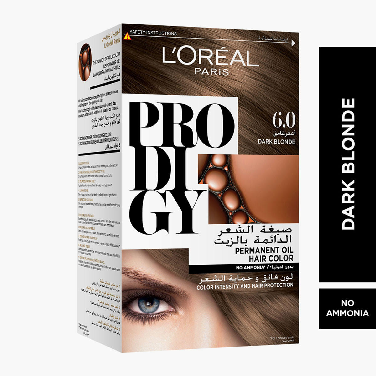 L'Oreal Paris Prodigy 6.0 Dark Blonde Permanent Oil Hair Colour-beautyandpersonalcare-hair-hairstyling-haircolours-image-1