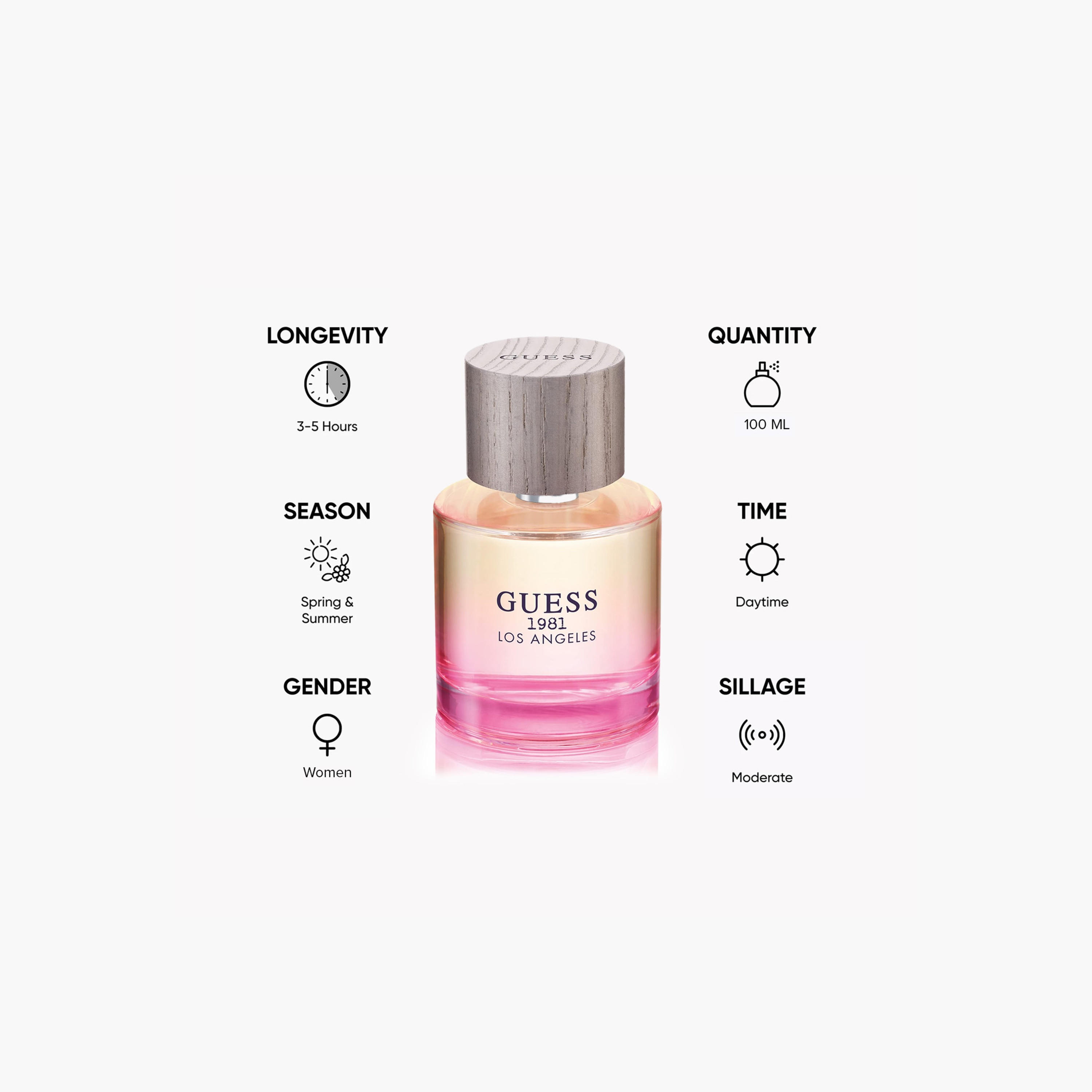 Guess Women's 1981 Los Angeles Eau De Toilette Spray - 100 ml-beautyandpersonalcare-fragrance-women-image-5