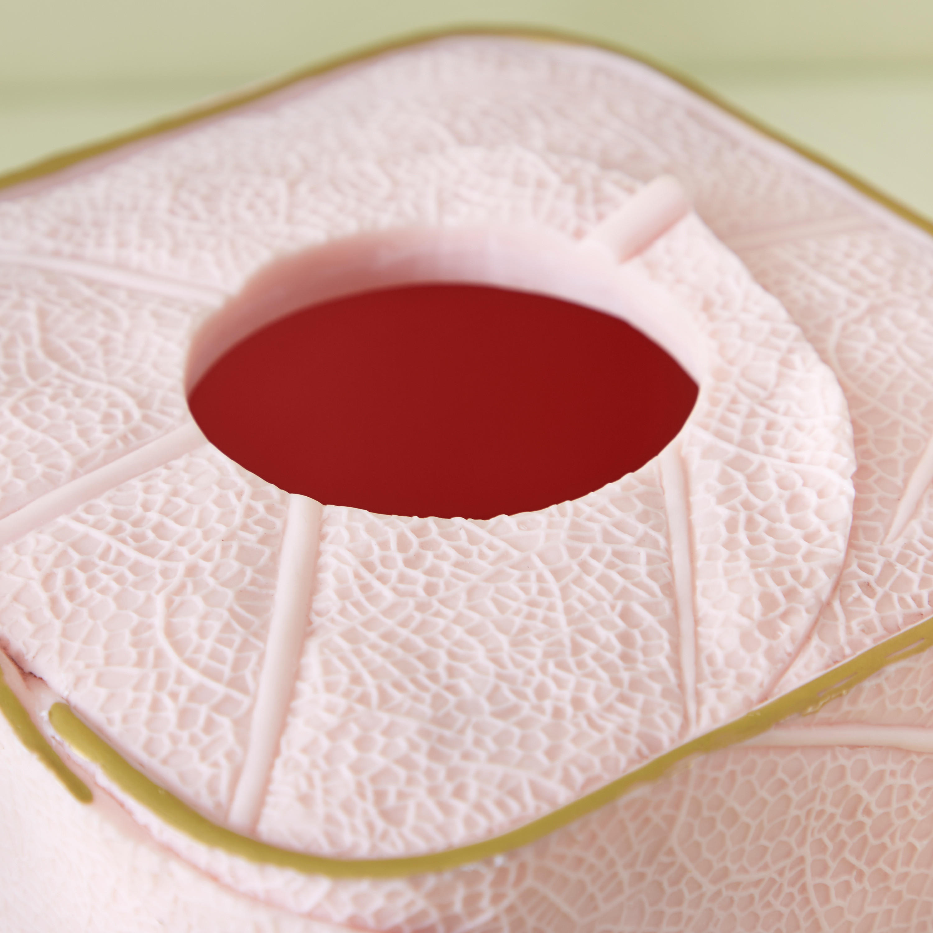 غطاء علبة مناديل بنقوش ورق شجر وزينة نحلة-household-bathandlaundry-bathaccessories-bathaccessorysets-image-4