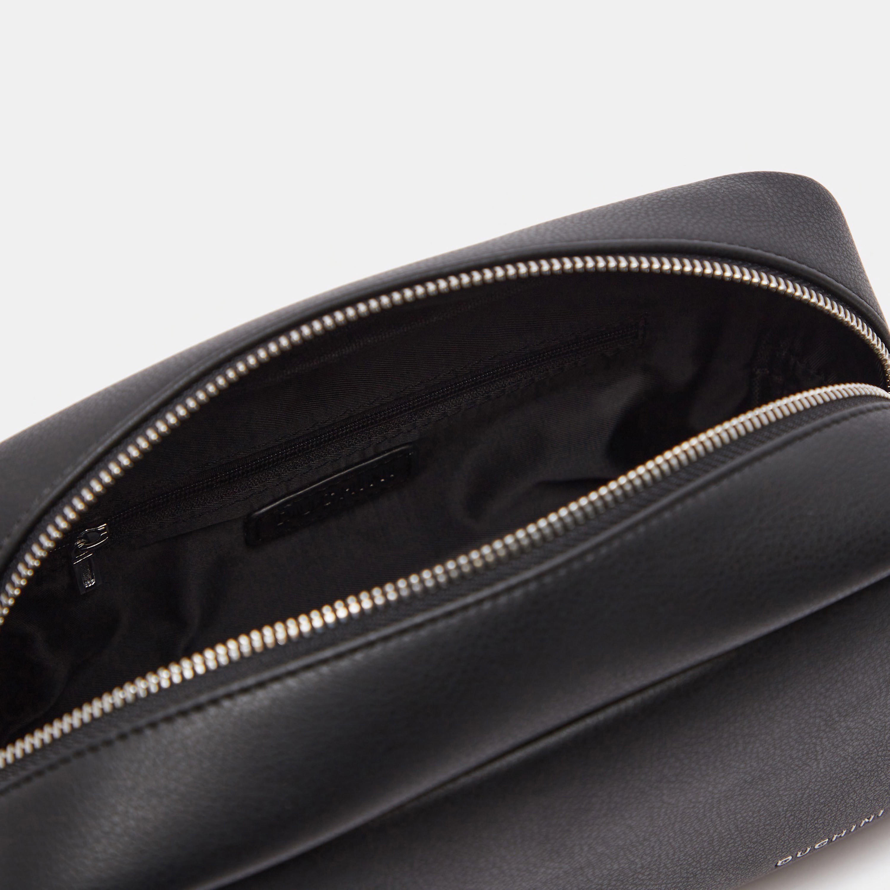 Duchini Solid Pouch with Zip Closure and Wrist Loop-men-bags-image-6
