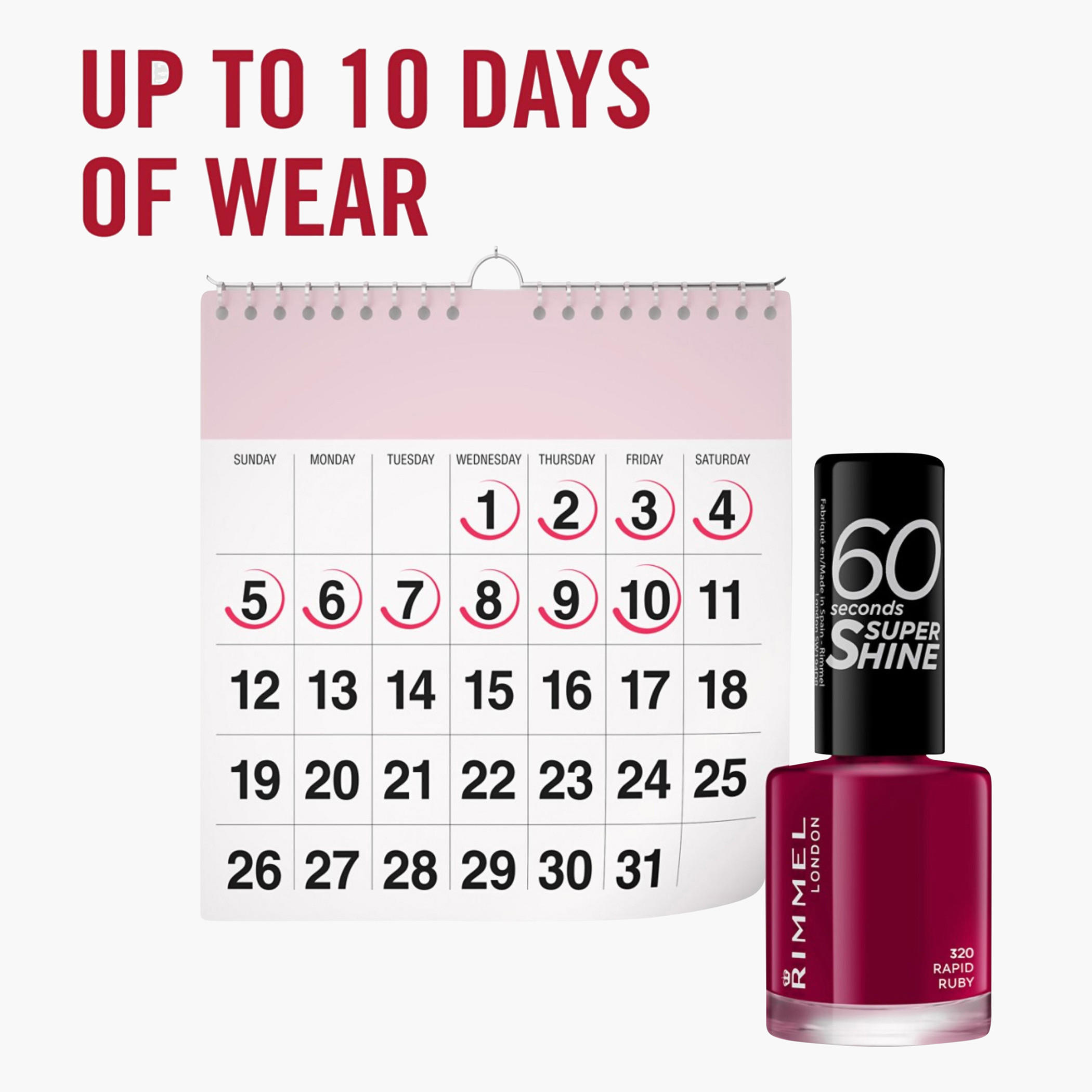 طلاء أظافر 60 ثانية من ريميل - 8 مل-beautyandpersonalcare-makeup-nails-nailpolishes-image-115