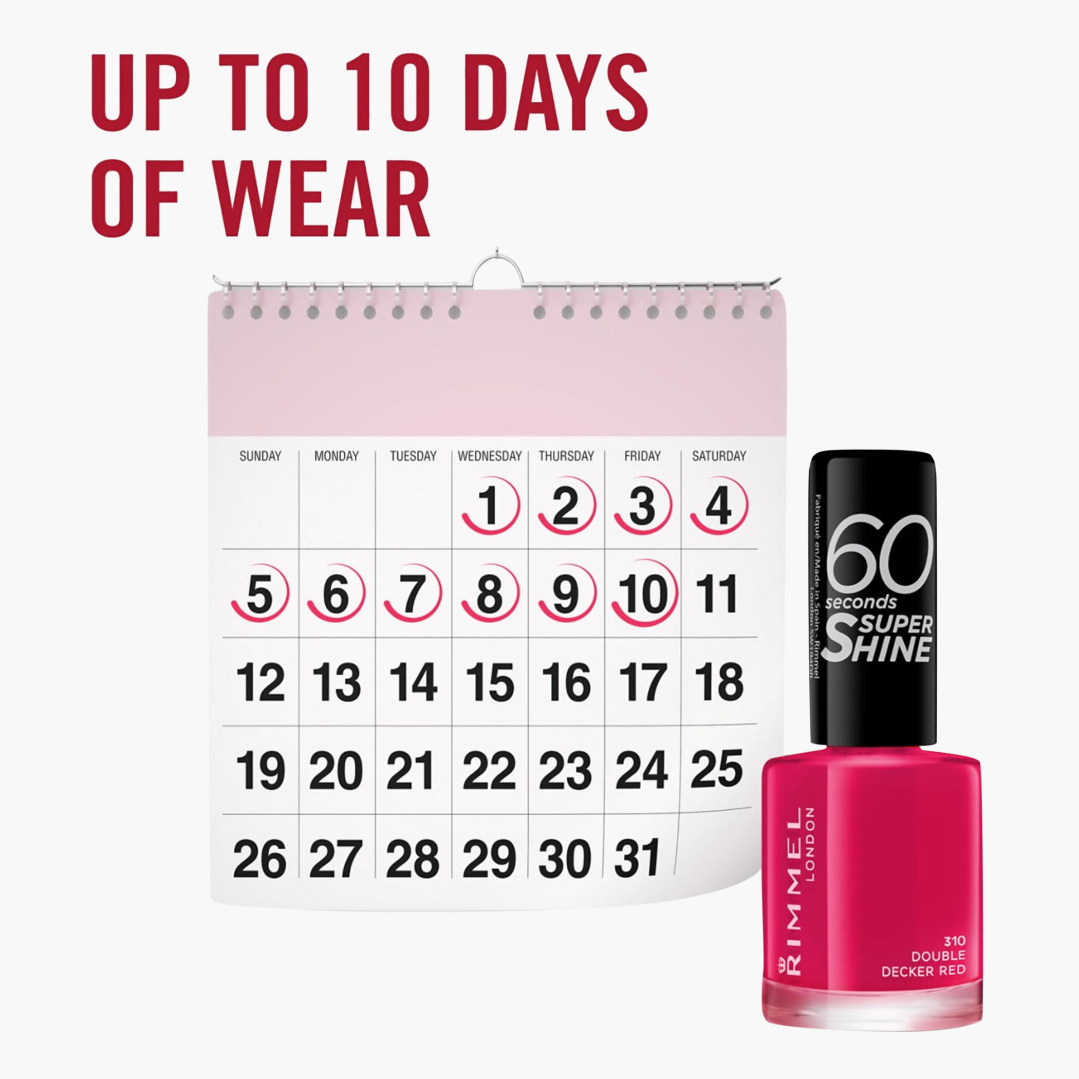 طلاء أظافر 60 ثانية من ريميل - 8 مل-beautyandpersonalcare-makeup-nails-nailpolishes-image-168
