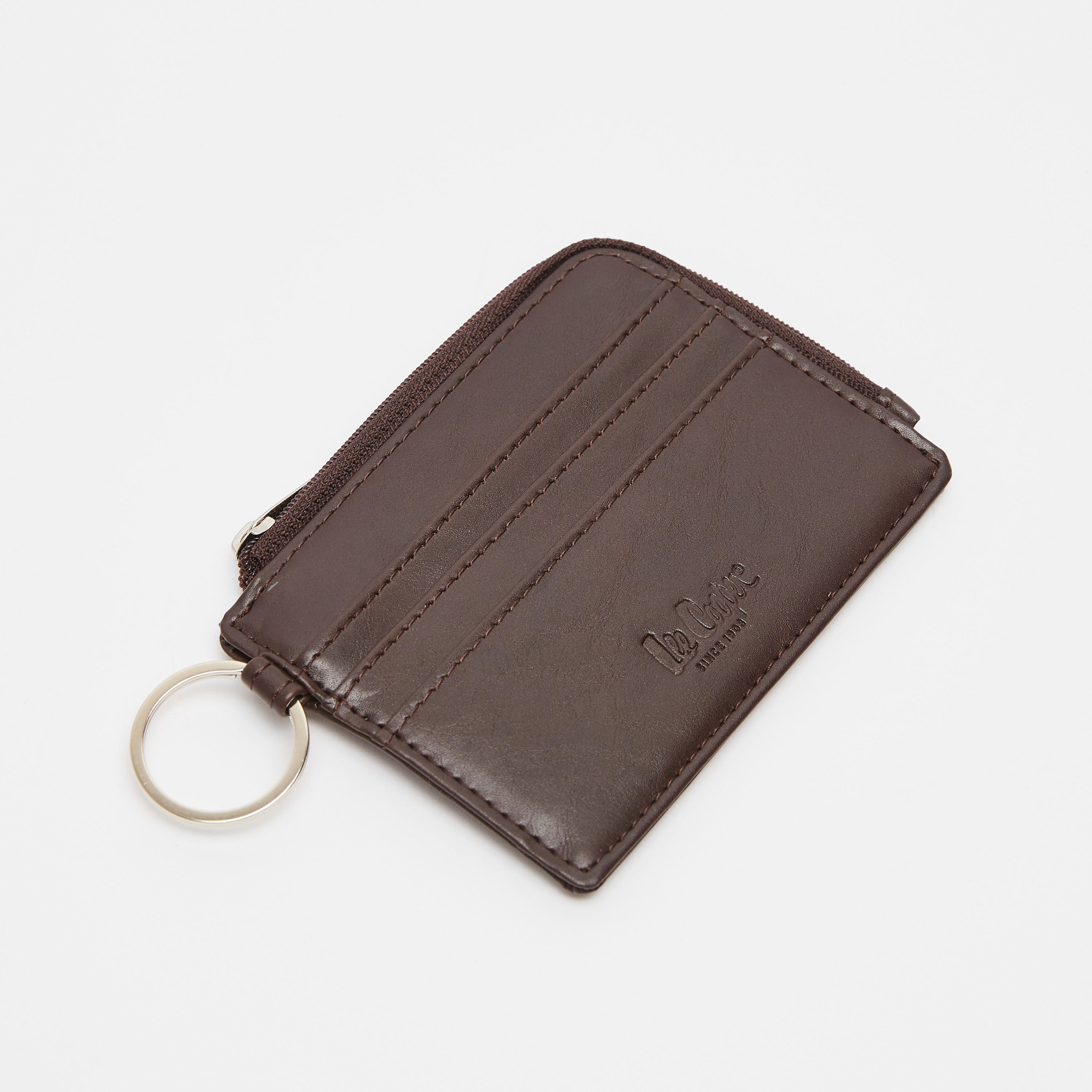 Lee Cooper Card Holder with Zip Closer-men-beltsandwallets-wallets-image-3