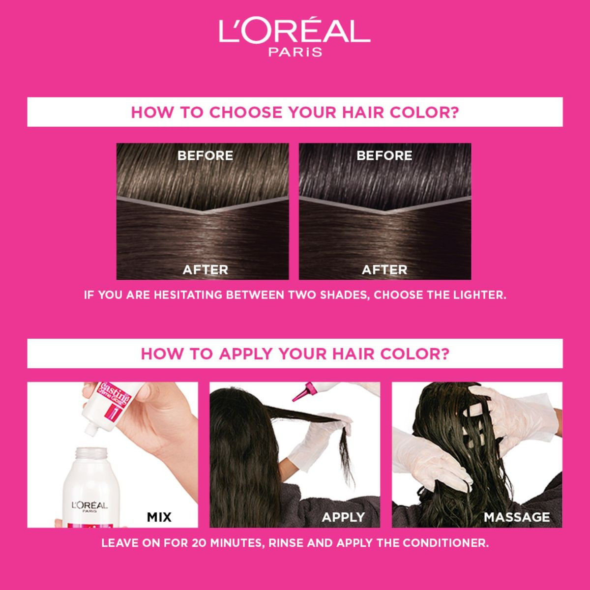 صبغة شعر دارك براون 300 كاستينج كريم جلوس من لوريال باريس-beautyandpersonalcare-hair-hairstyling-haircolours-image-3