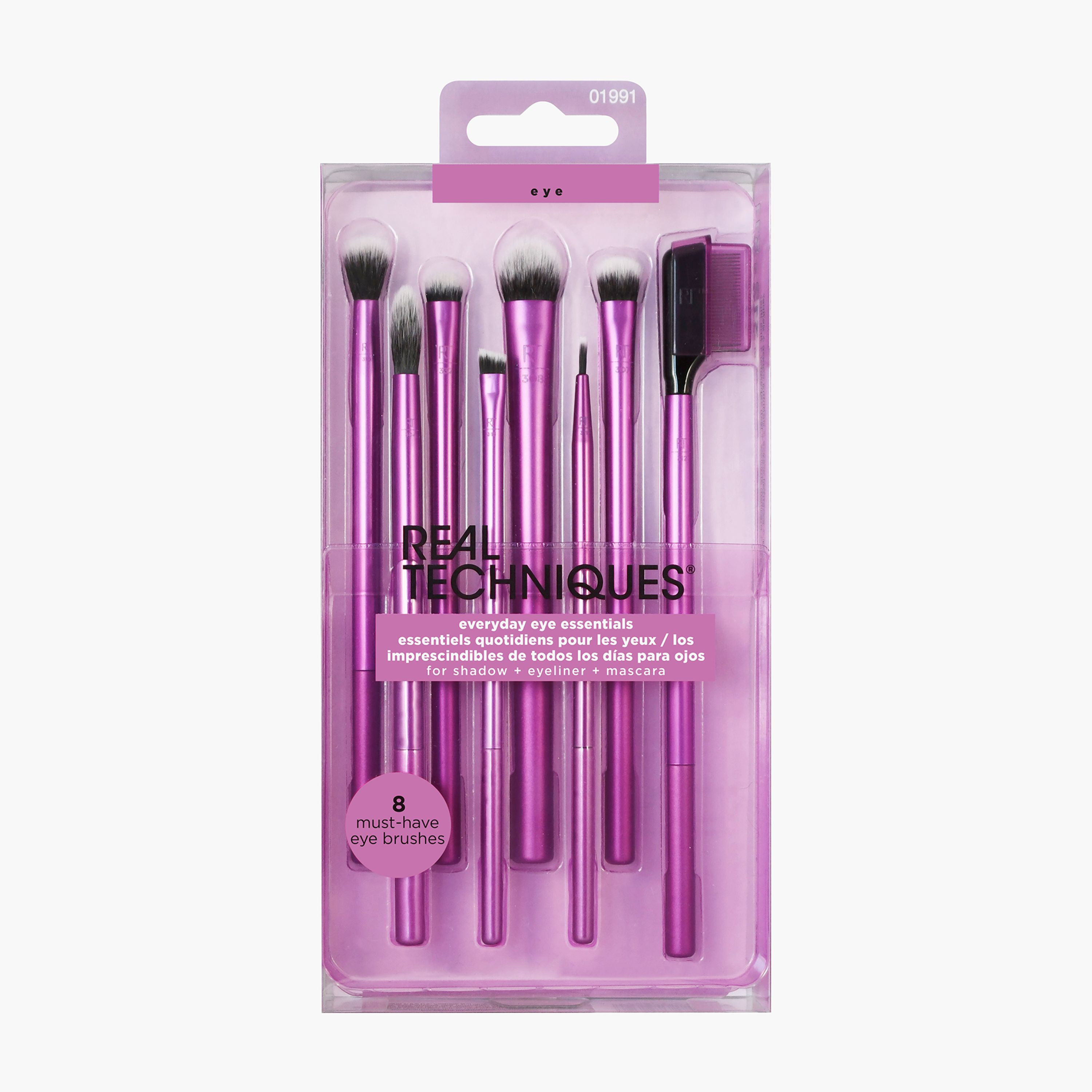 مجموعة فرش مكياج افريداي اسينشيالز من ريل تيكنيكس - 5 قطع-beautyandpersonalcare-makeup-brushesandaccessories-brushes-image-1