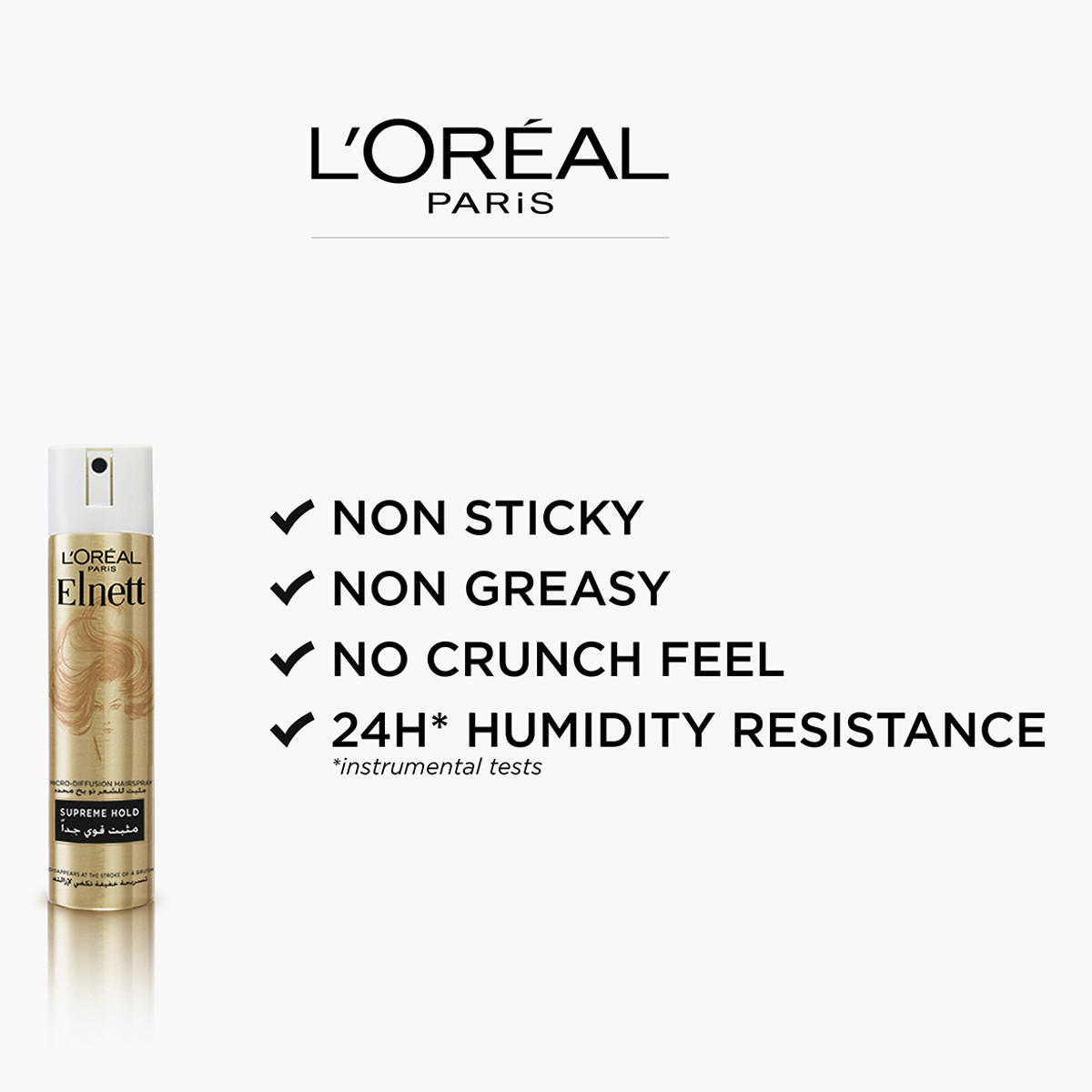 L'Oreal Paris Elnett Supreme Hold Hair Spray - 75 ml-beautyandpersonalcare-hair-hairstyling-hairsprays-image-2
