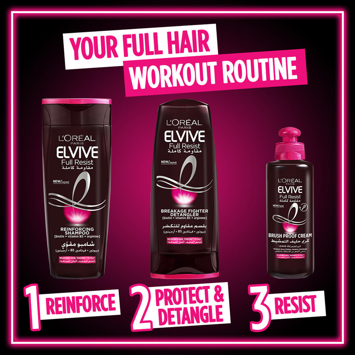 L'Oreal Paris Elvive Full Resist Shampoo - 400 ml-beautyandpersonalcare-hair-haircare-shampoos-image-7