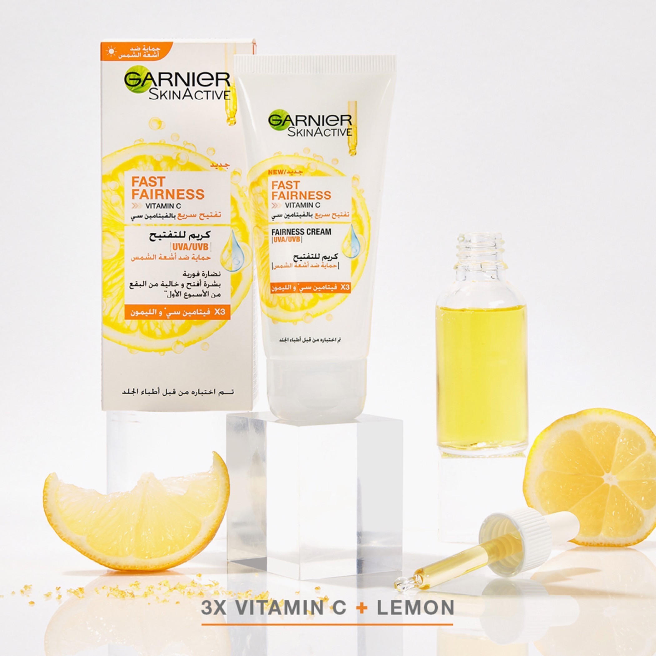 Garnier Skin Active Fast Fairness Day Cream with 3x Vitamin C and Lemon - 100 ml-beautyandpersonalcare-skin-moisturisers-facemoisturisers-image-2