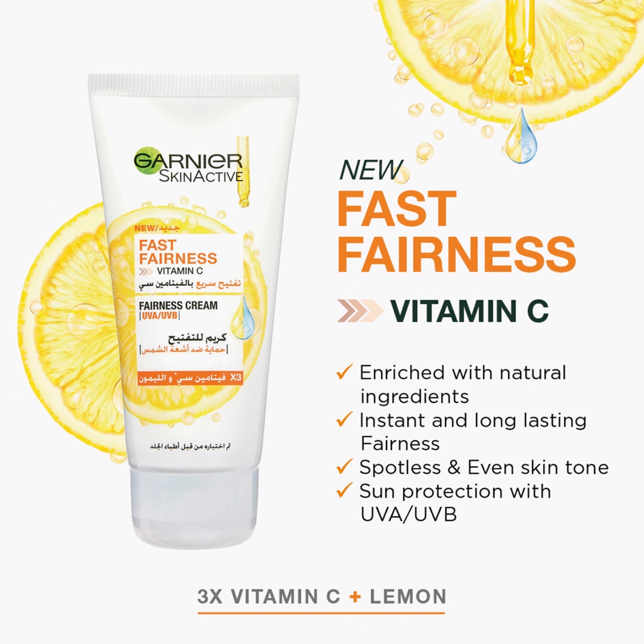 Garnier Skin Active Fast Fairness Day Cream with 3x Vitamin C and Lemon - 100 ml-beautyandpersonalcare-skin-moisturisers-facemoisturisers-image-4