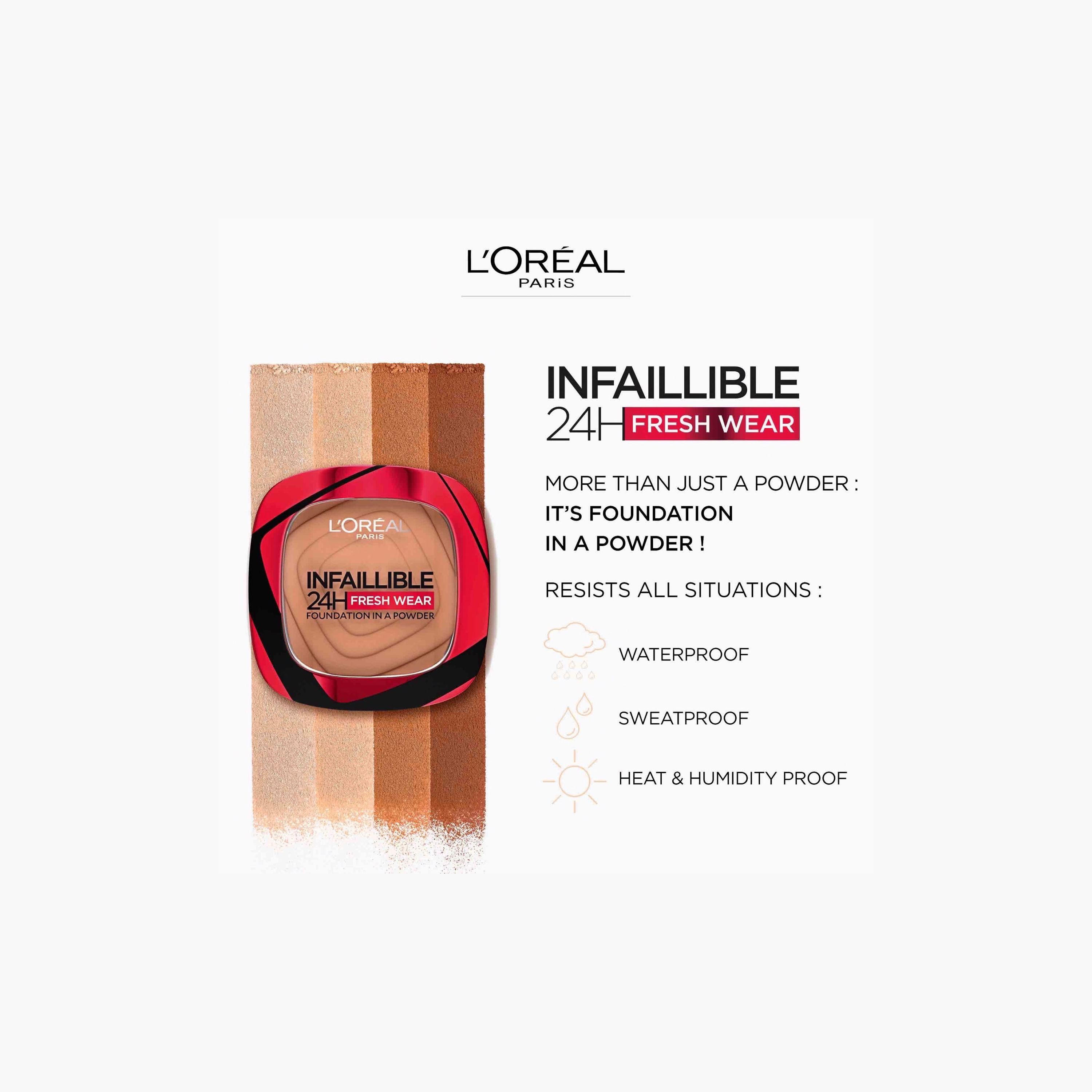 بودرة لوريال باريس إنفاليبل شبه الدائمة-beautyandpersonalcare-makeup-face-facepowders-image-4